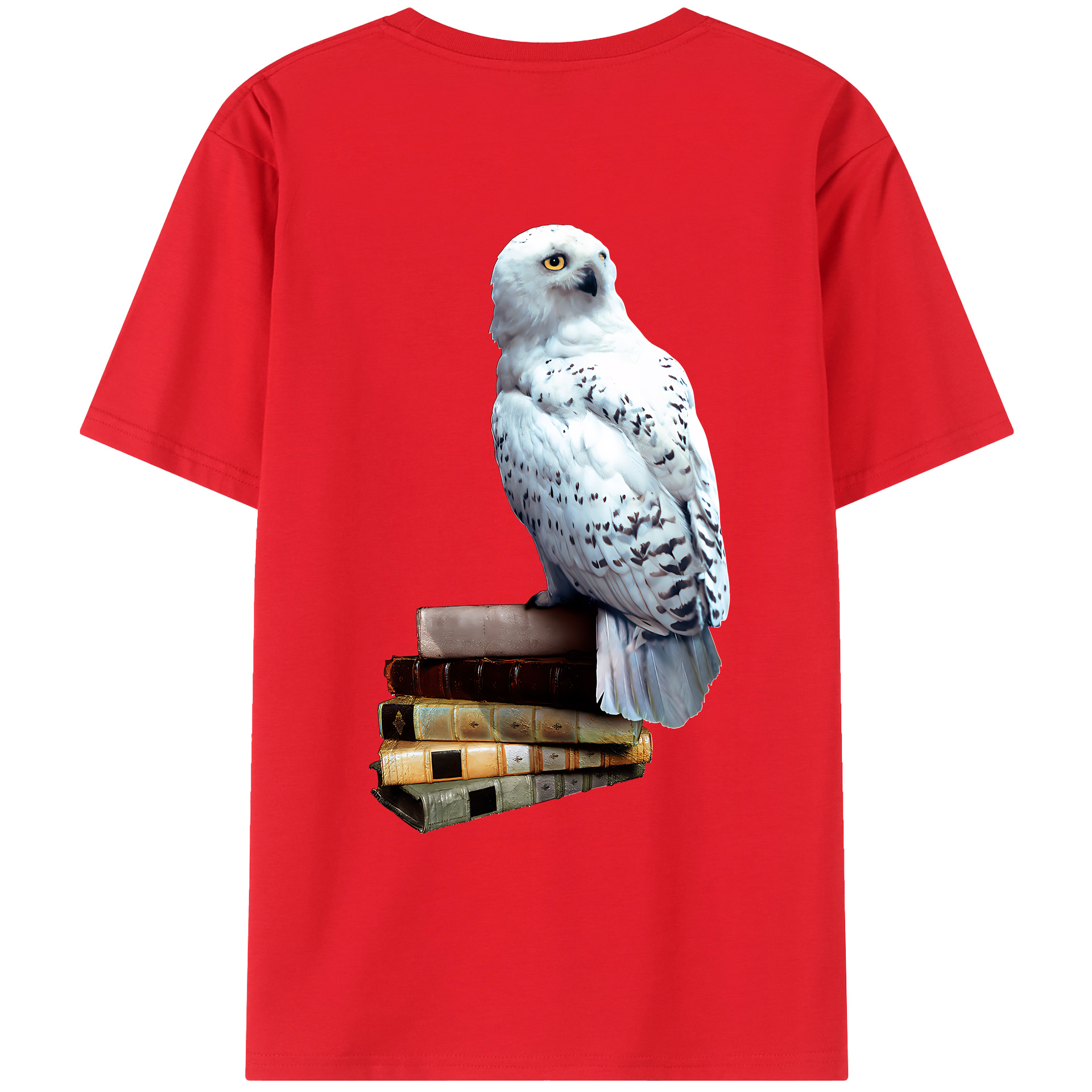 （画像用） Harry Potter ハリー・ポッターシリーズ 綿100％ メンズ半袖Tシャツ（バックプリント） 通気性