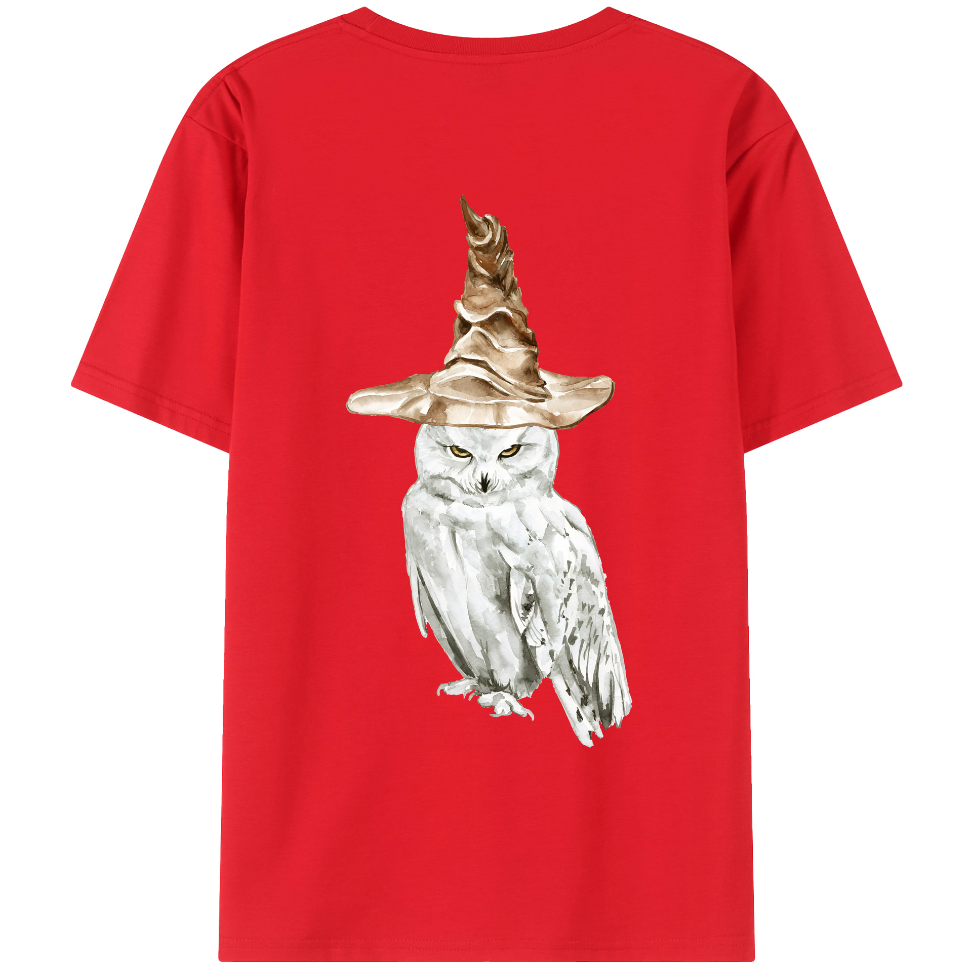 （画像用） Harry Potter ハリー・ポッターシリーズ 綿100％ メンズ半袖Tシャツ（バックプリント） 通気性