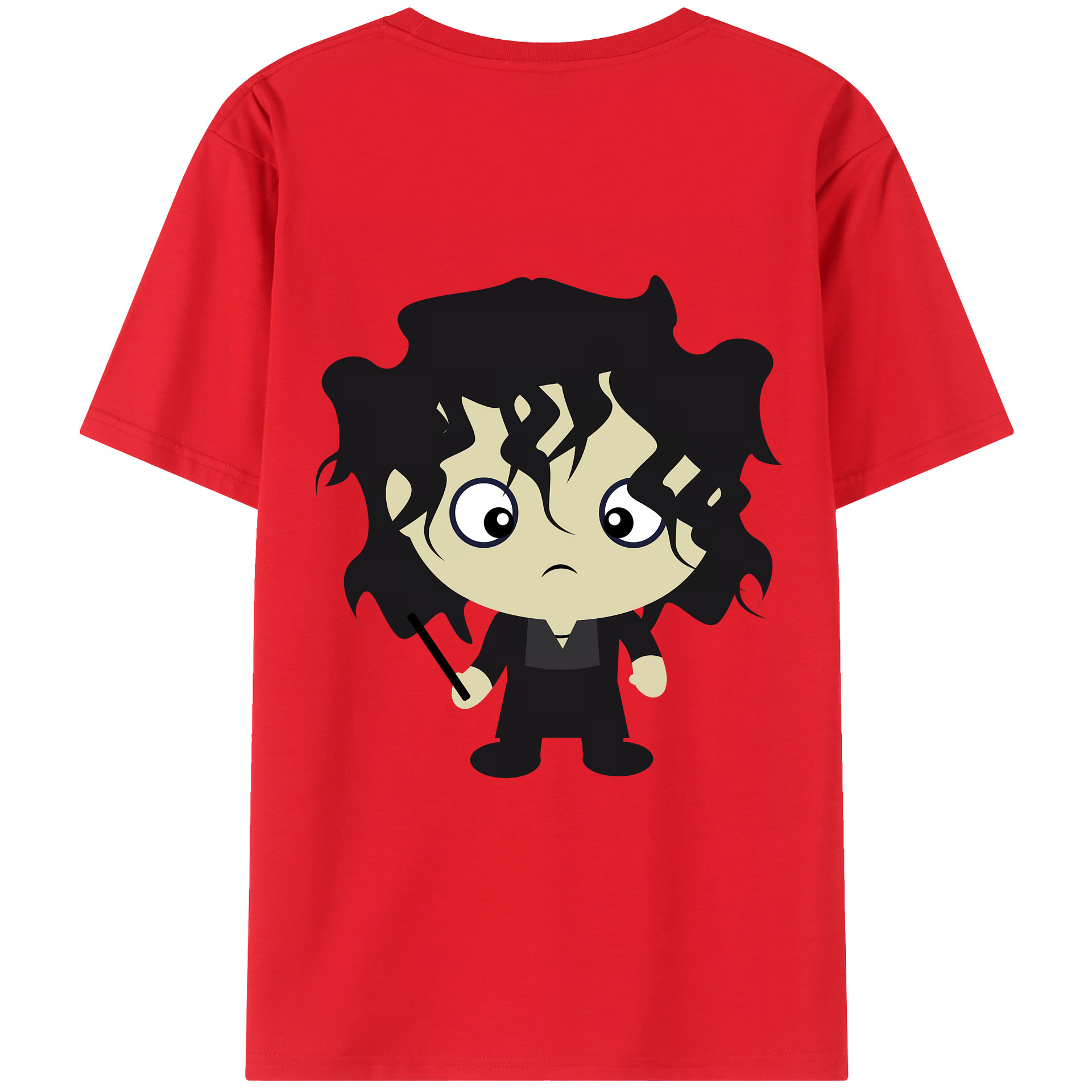 （画像用） Harry Potter ハリー・ポッターシリーズ 綿100％ メンズ半袖Tシャツ（バックプリント） 通気性