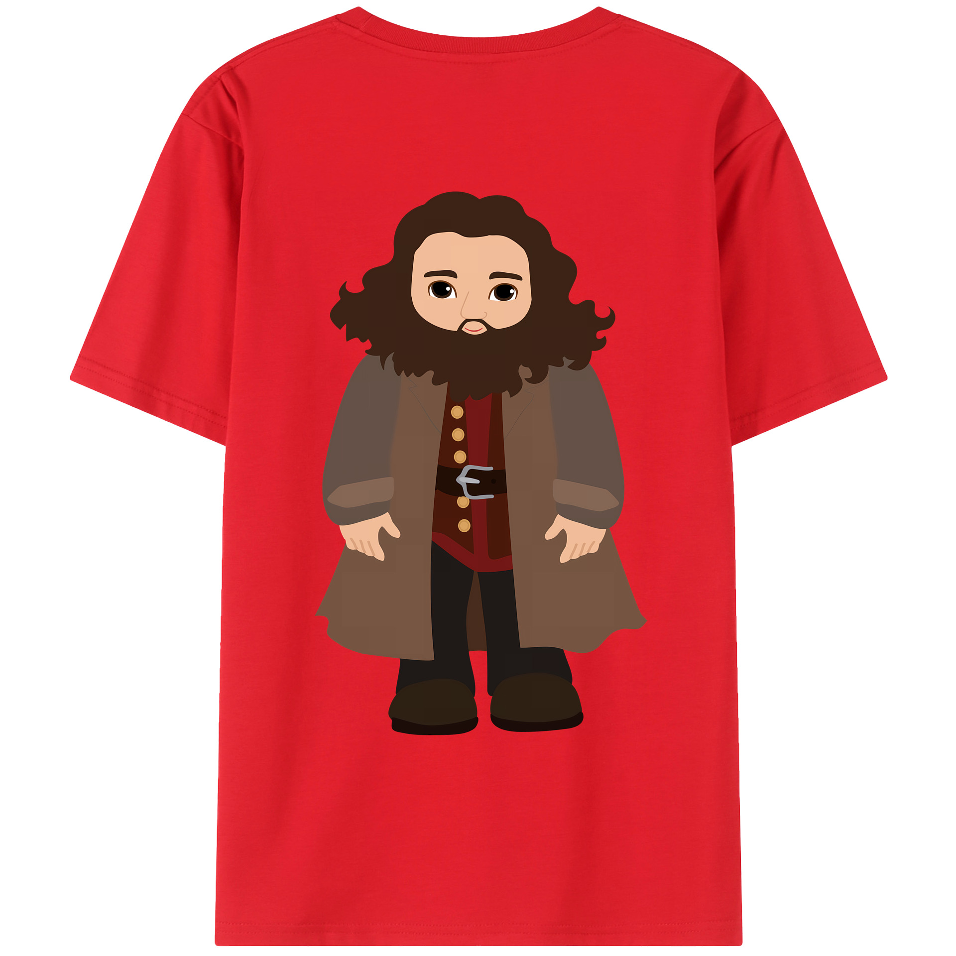（画像用） Harry Potter ハリー・ポッターシリーズ 綿100％ メンズ半袖Tシャツ（バックプリント） 通気性