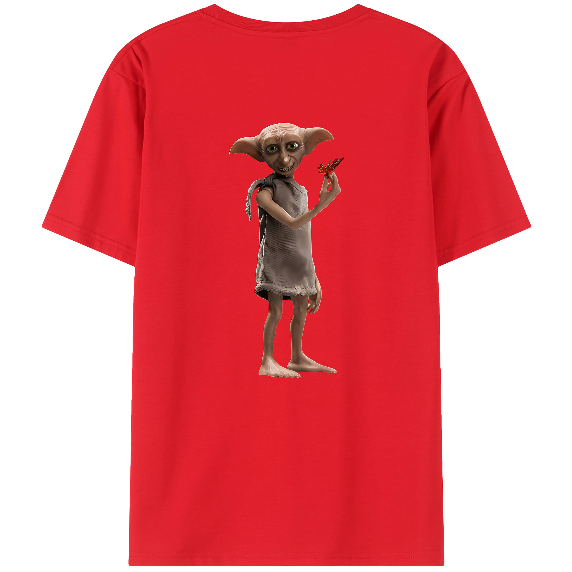 （画像用） Harry Potter ハリー・ポッターシリーズ 綿100％ メンズ半袖Tシャツ（バックプリント） 通気性