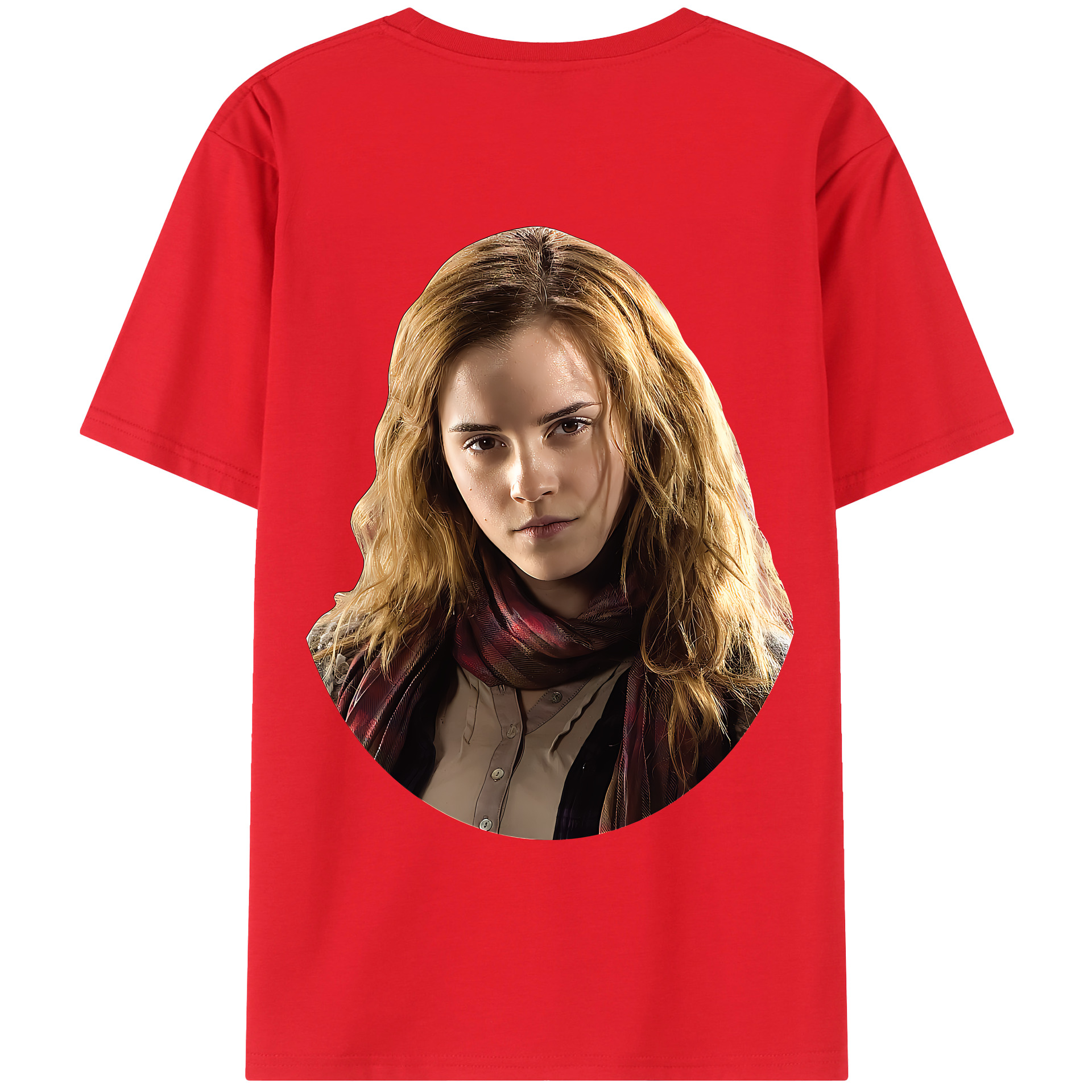 （画像用） Harry Potter ハリー・ポッターシリーズ 綿100％ メンズ半袖Tシャツ（バックプリント） 通気性