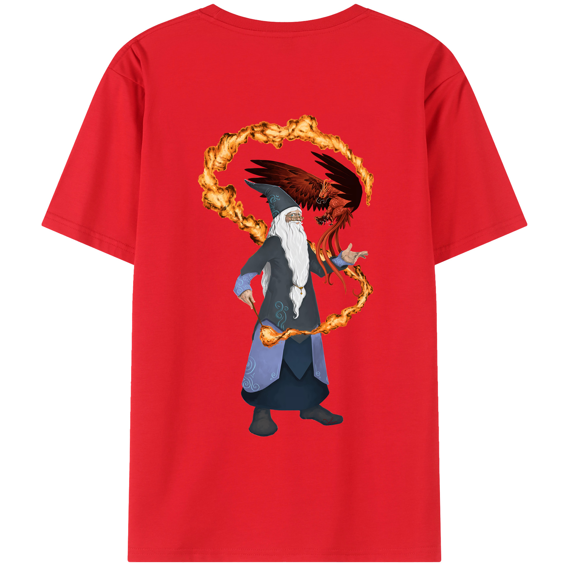 （画像用） Harry Potter ハリー・ポッターシリーズ 綿100％ メンズ半袖Tシャツ（バックプリント） 通気性
