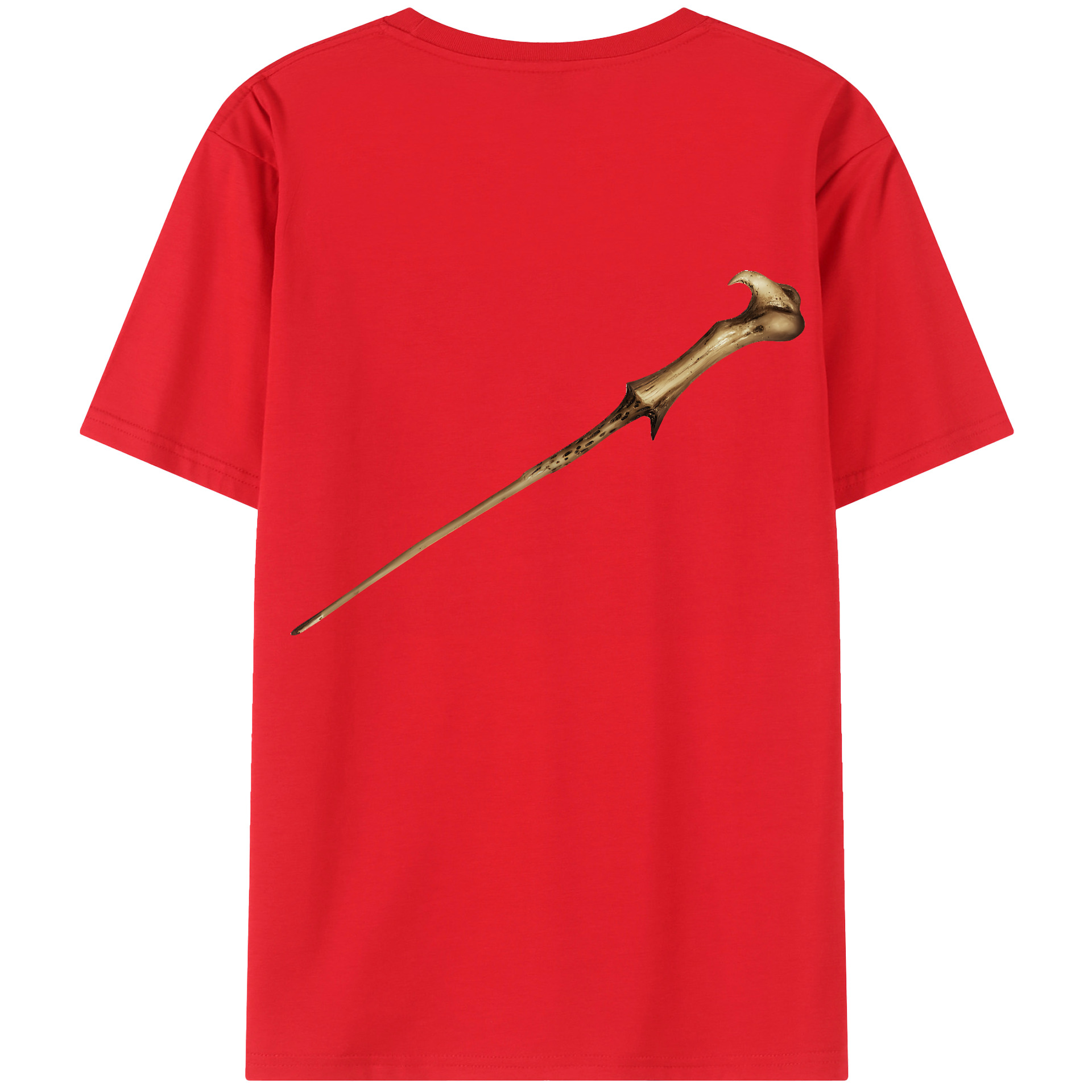 （画像用） Harry Potter ハリー・ポッターシリーズ 綿100％ メンズ半袖Tシャツ（バックプリント） 通気性