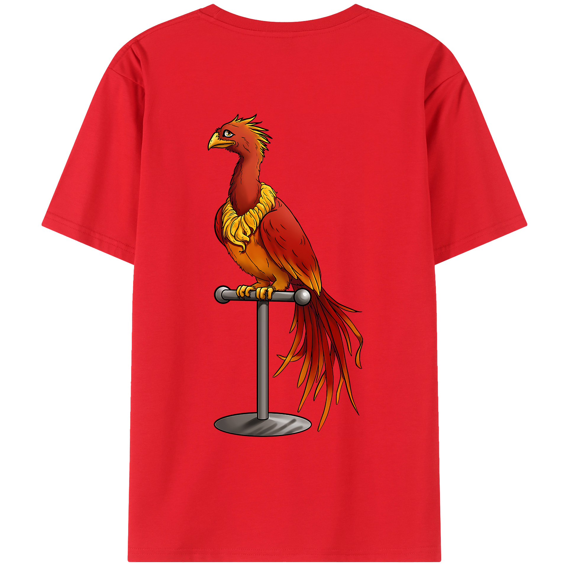 （画像用） Harry Potter ハリー・ポッターシリーズ 綿100％ メンズ半袖Tシャツ（バックプリント） 通気性