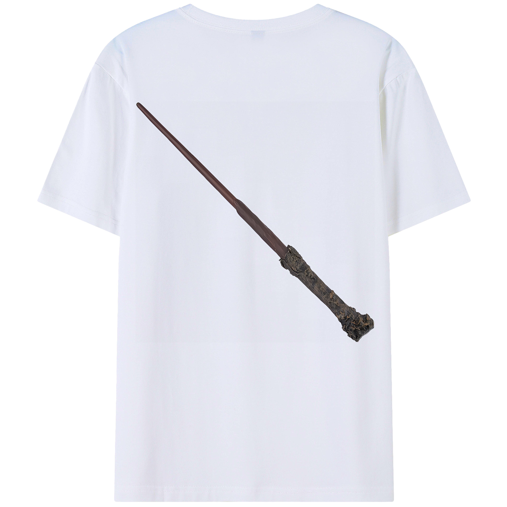 （画像用） Harry Potter ハリー・ポッターシリーズ 綿100％ メンズ半袖Tシャツ（バックプリント） 通気性