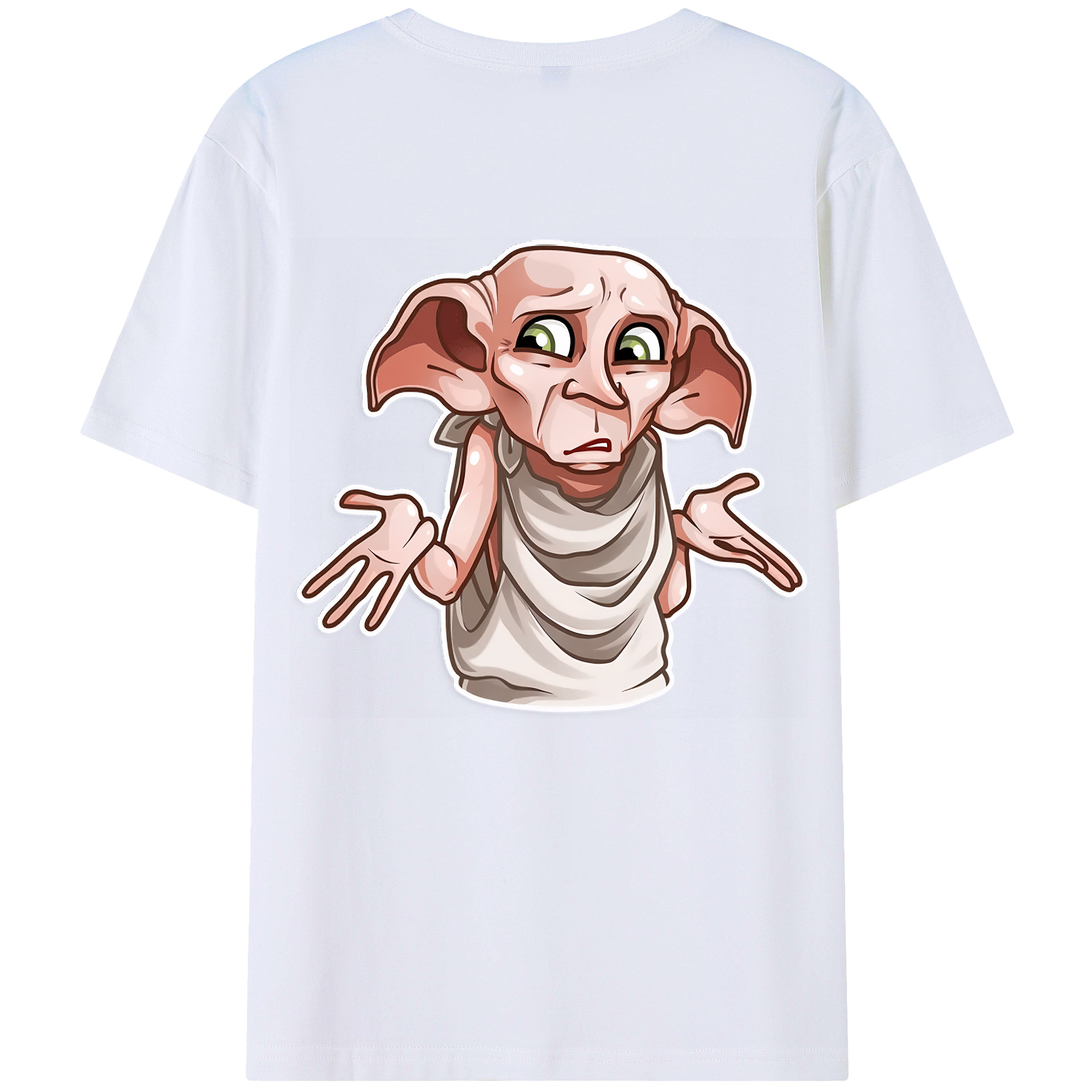 （画像用） Harry Potter ハリー・ポッターシリーズ 綿100％ メンズ半袖Tシャツ（バックプリント） 通気性