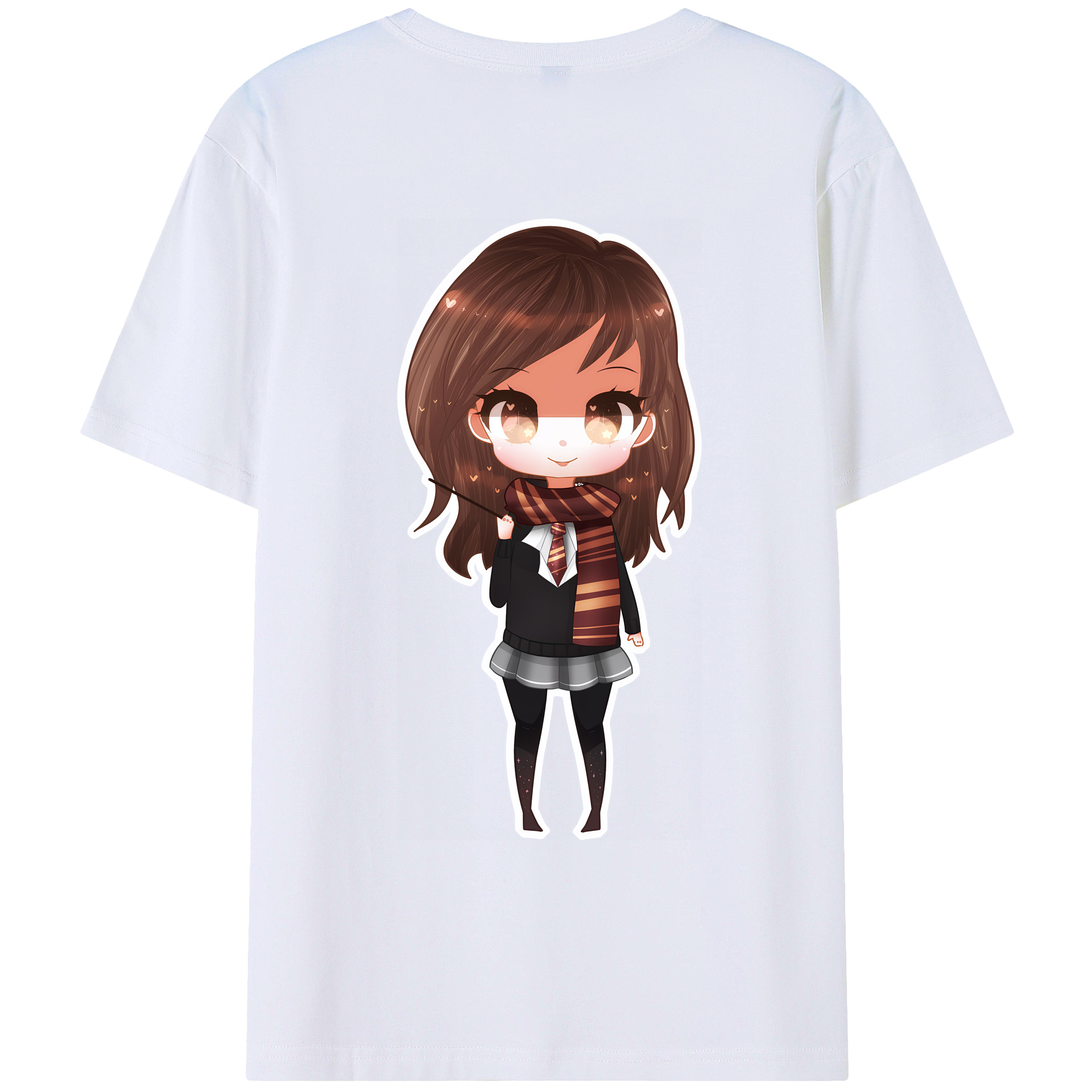 （画像用） Harry Potter ハリー・ポッターシリーズ 綿100％ メンズ半袖Tシャツ（バックプリント） 通気性