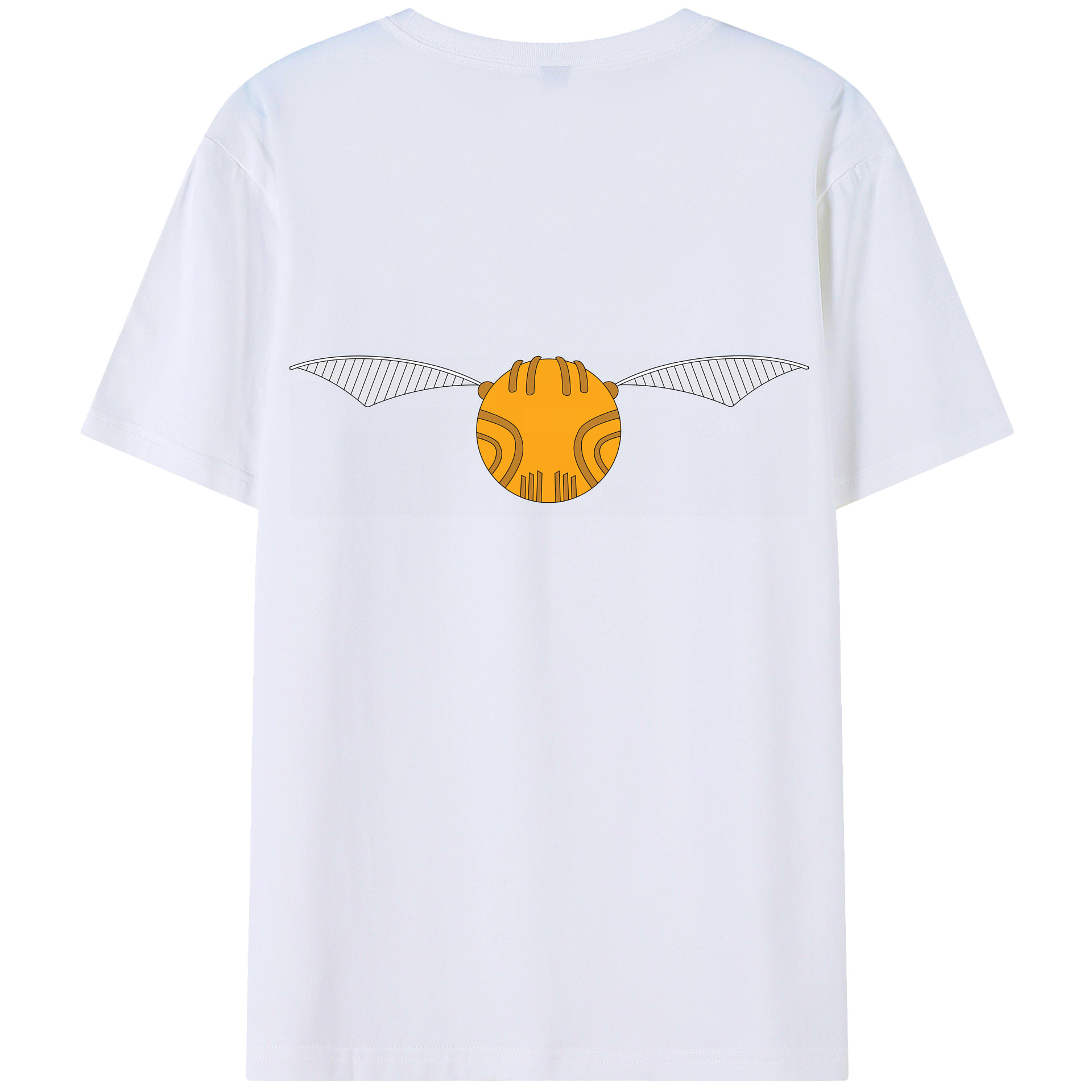 （画像用） Harry Potter ハリー・ポッターシリーズ 綿100％ メンズ半袖Tシャツ（バックプリント） 通気性
