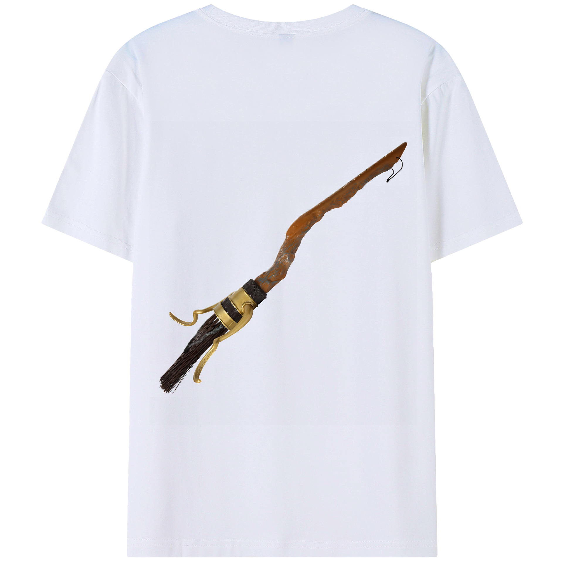 （画像用） Harry Potter ハリー・ポッターシリーズ 綿100％ メンズ半袖Tシャツ（バックプリント） 通気性