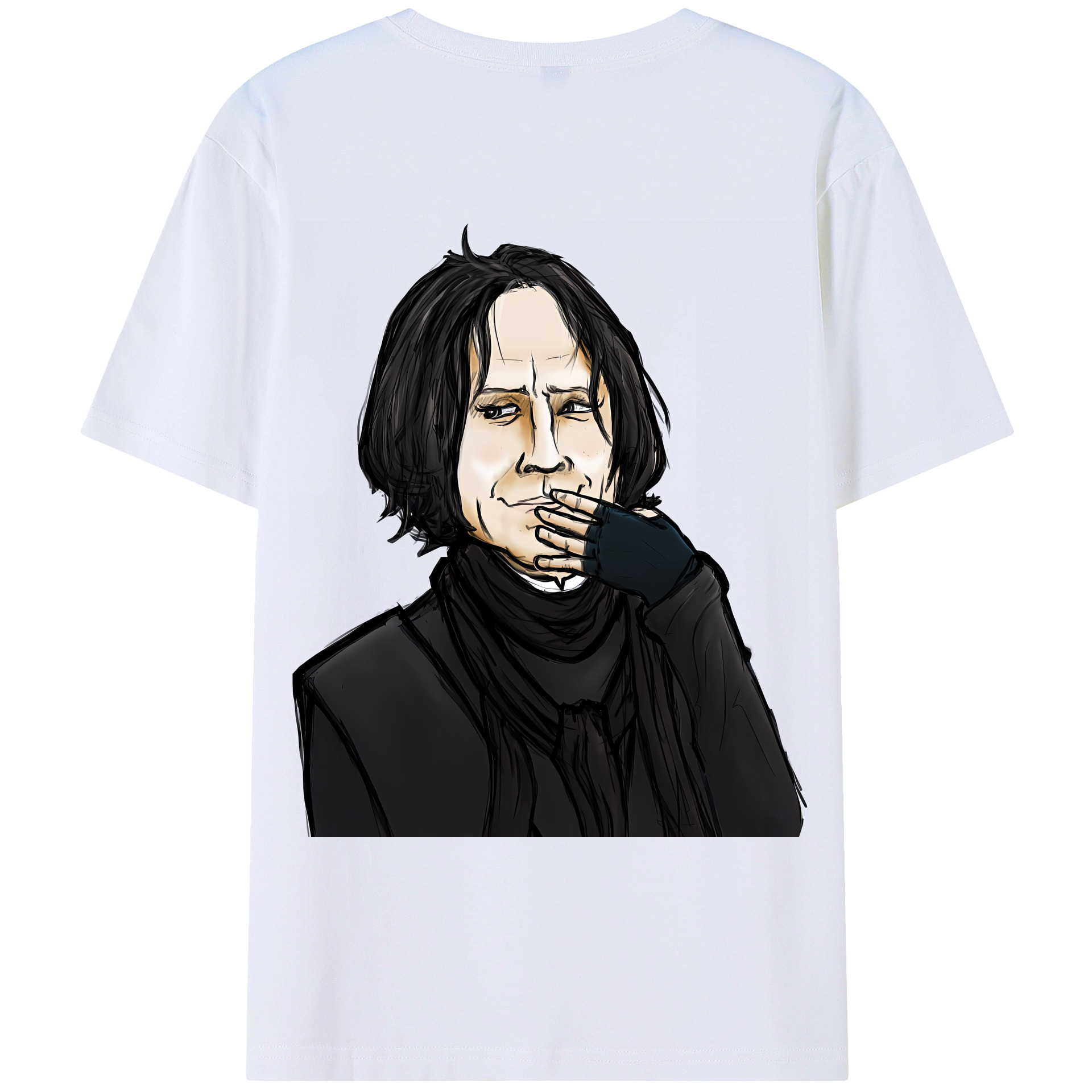 （画像用） Harry Potter ハリー・ポッターシリーズ 綿100％ メンズ半袖Tシャツ（バックプリント） 通気性