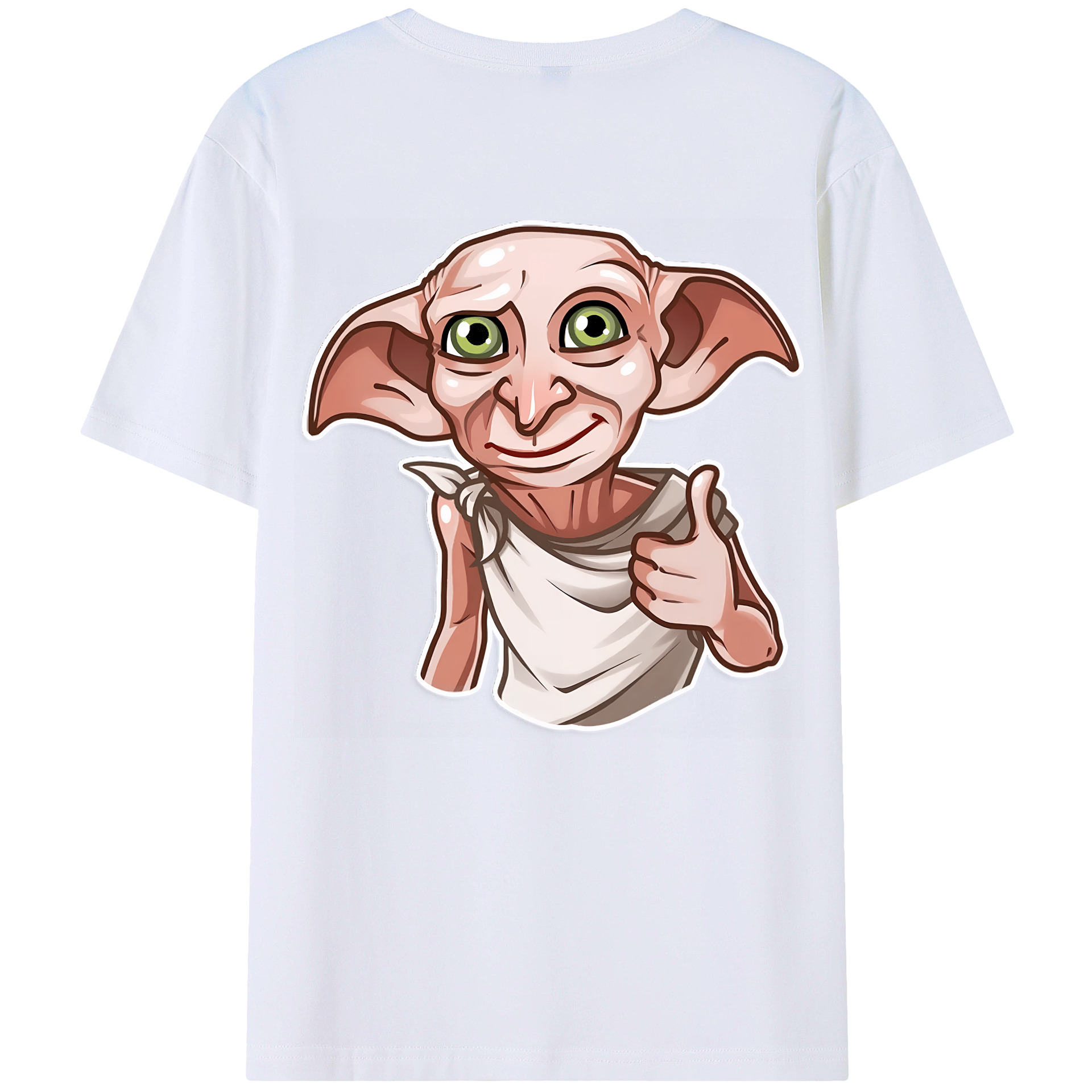 （画像用） Harry Potter ハリー・ポッターシリーズ 綿100％ メンズ半袖Tシャツ（バックプリント） 通気性