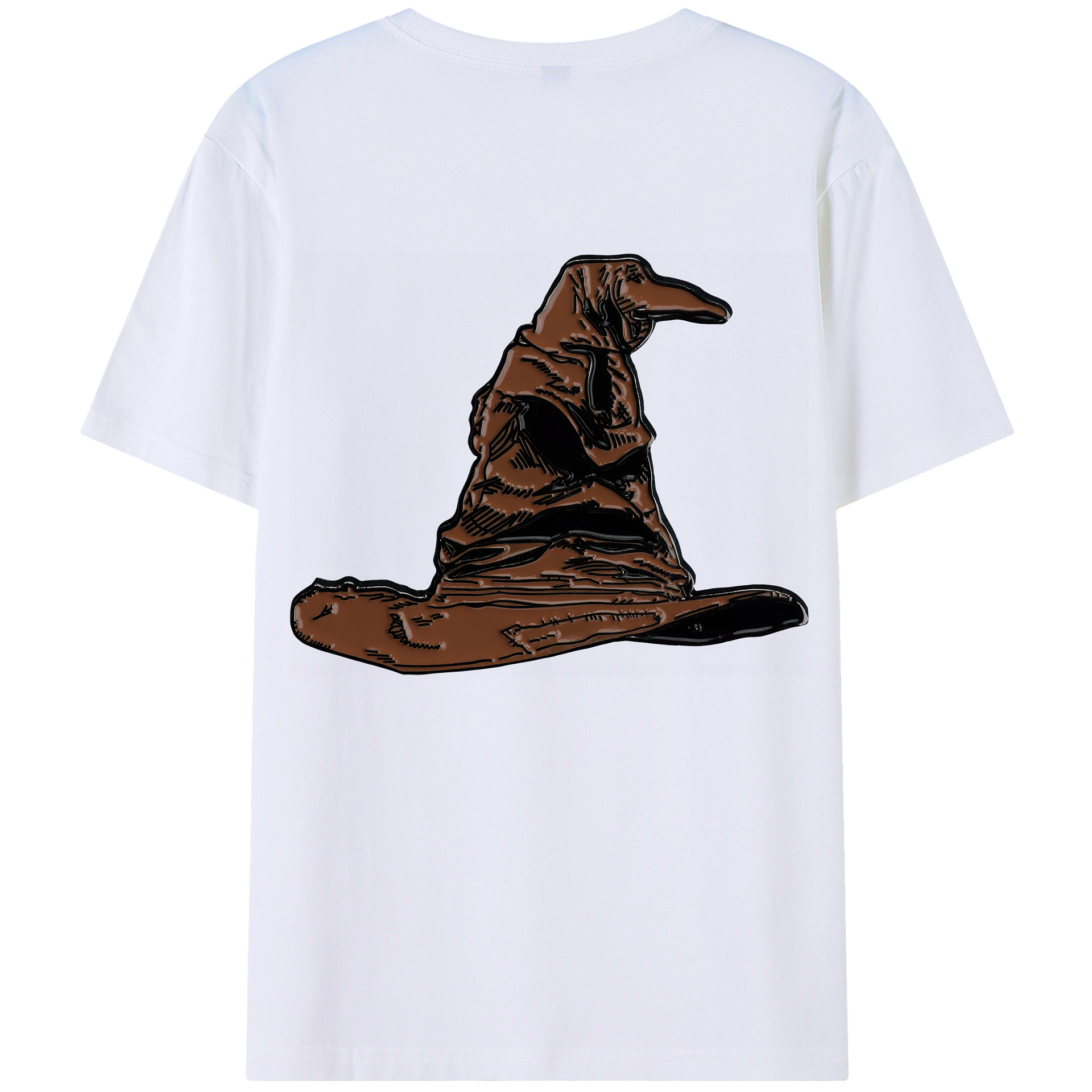 （画像用） Harry Potter ハリー・ポッターシリーズ 綿100％ メンズ半袖Tシャツ（バックプリント） 通気性