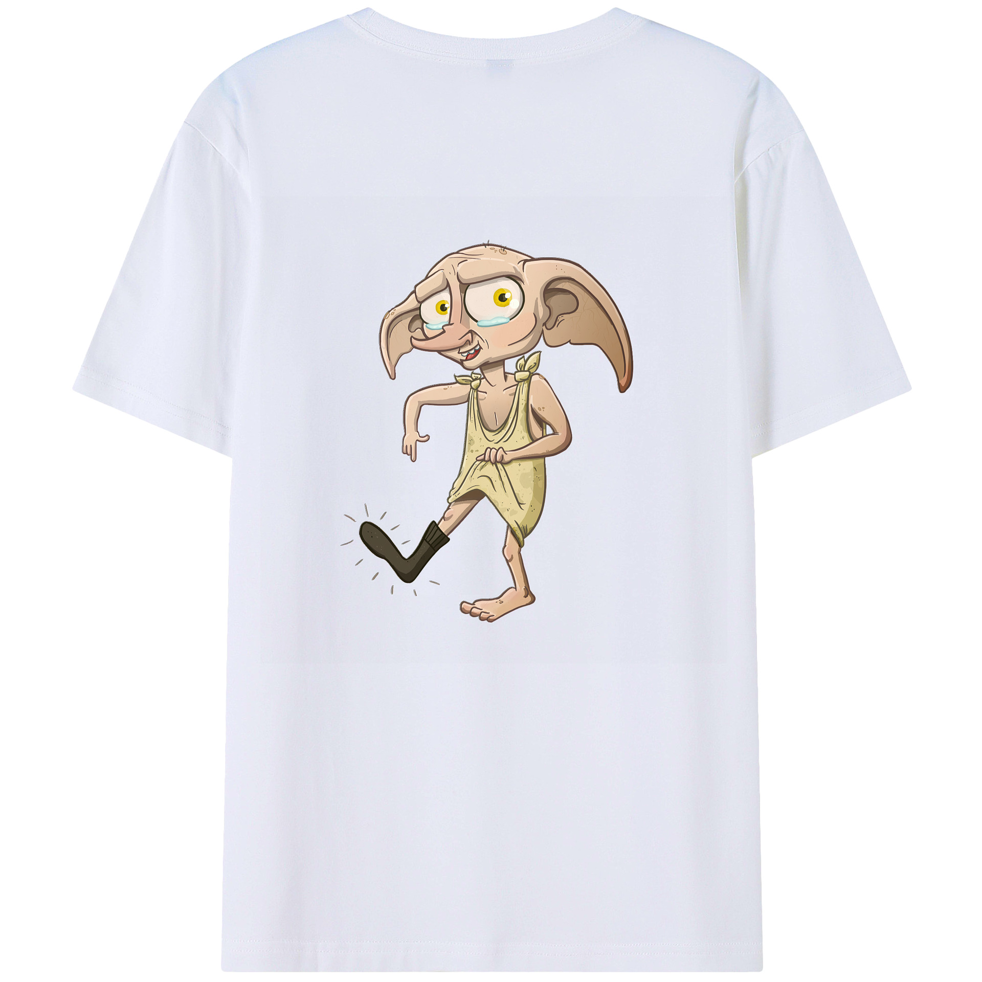 （画像用） Harry Potter ハリー・ポッターシリーズ 綿100％ メンズ半袖Tシャツ（バックプリント） 通気性
