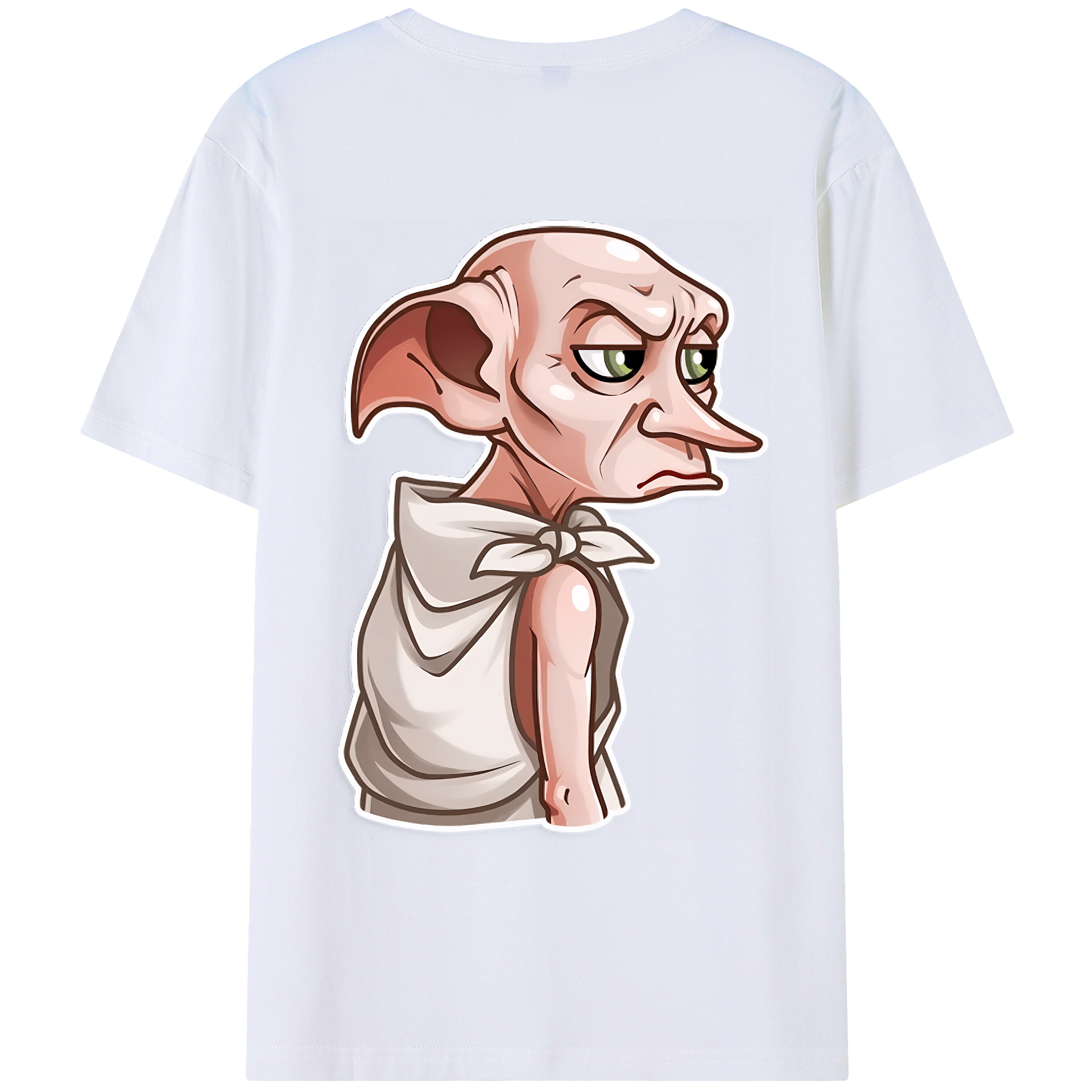 （画像用） Harry Potter ハリー・ポッターシリーズ 綿100％ メンズ半袖Tシャツ（バックプリント） 通気性