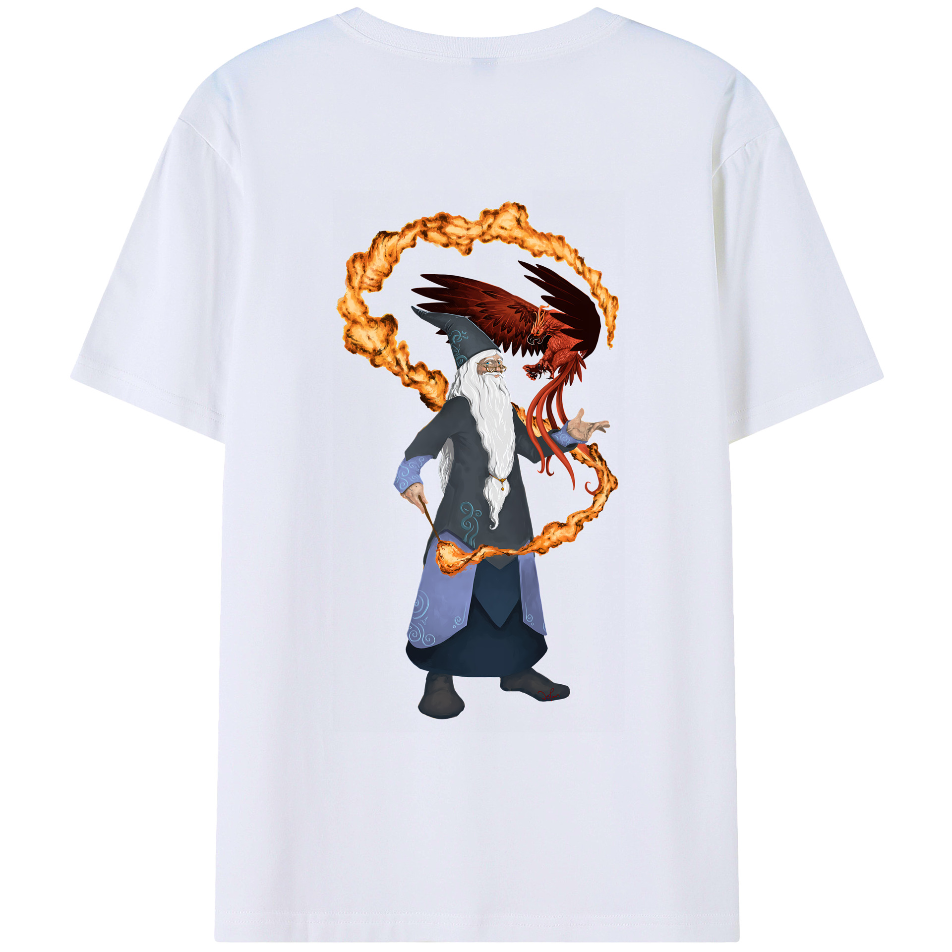 （画像用） Harry Potter ハリー・ポッターシリーズ 綿100％ メンズ半袖Tシャツ（バックプリント） 通気性