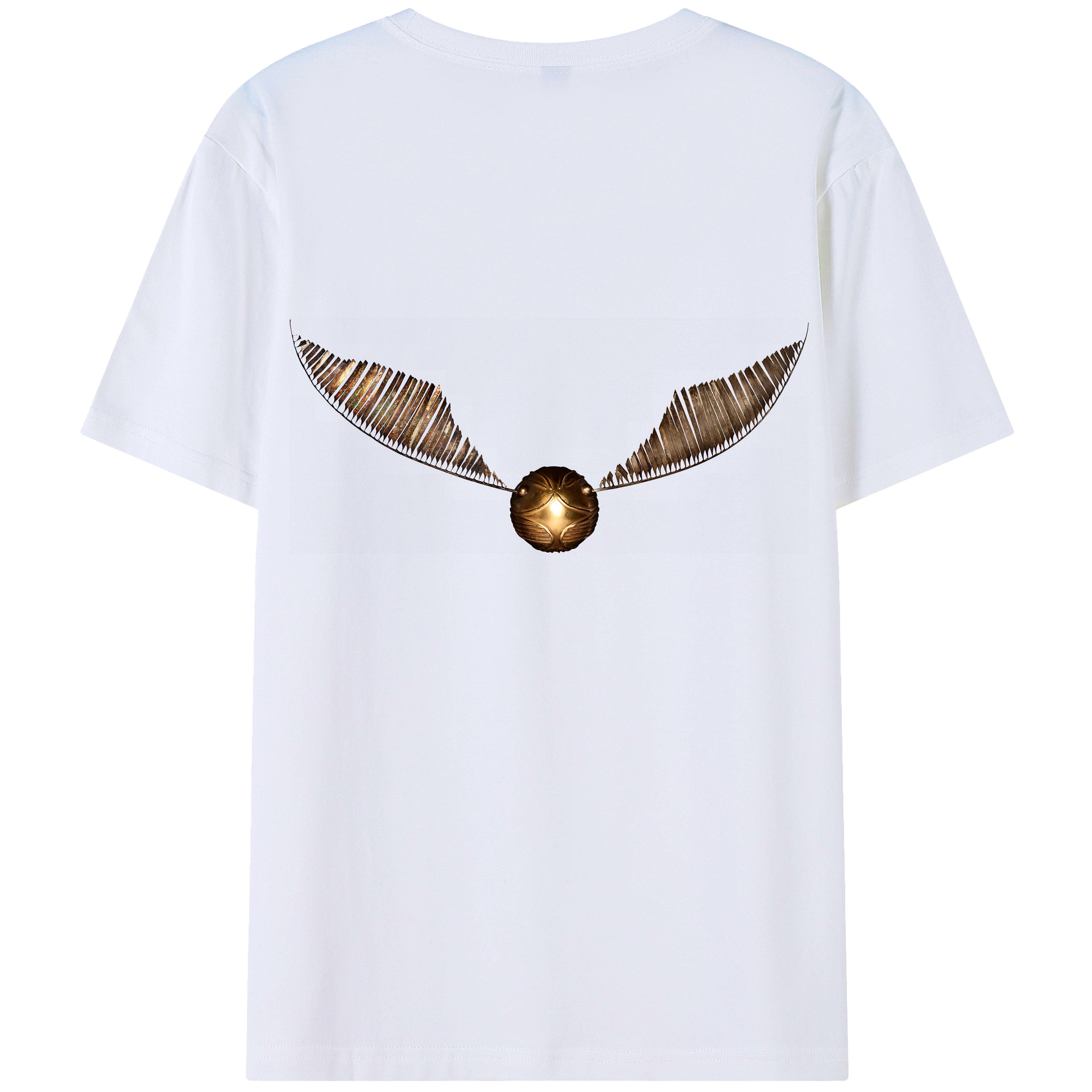 （画像用） Harry Potter ハリー・ポッターシリーズ 綿100％ メンズ半袖Tシャツ（バックプリント） 通気性