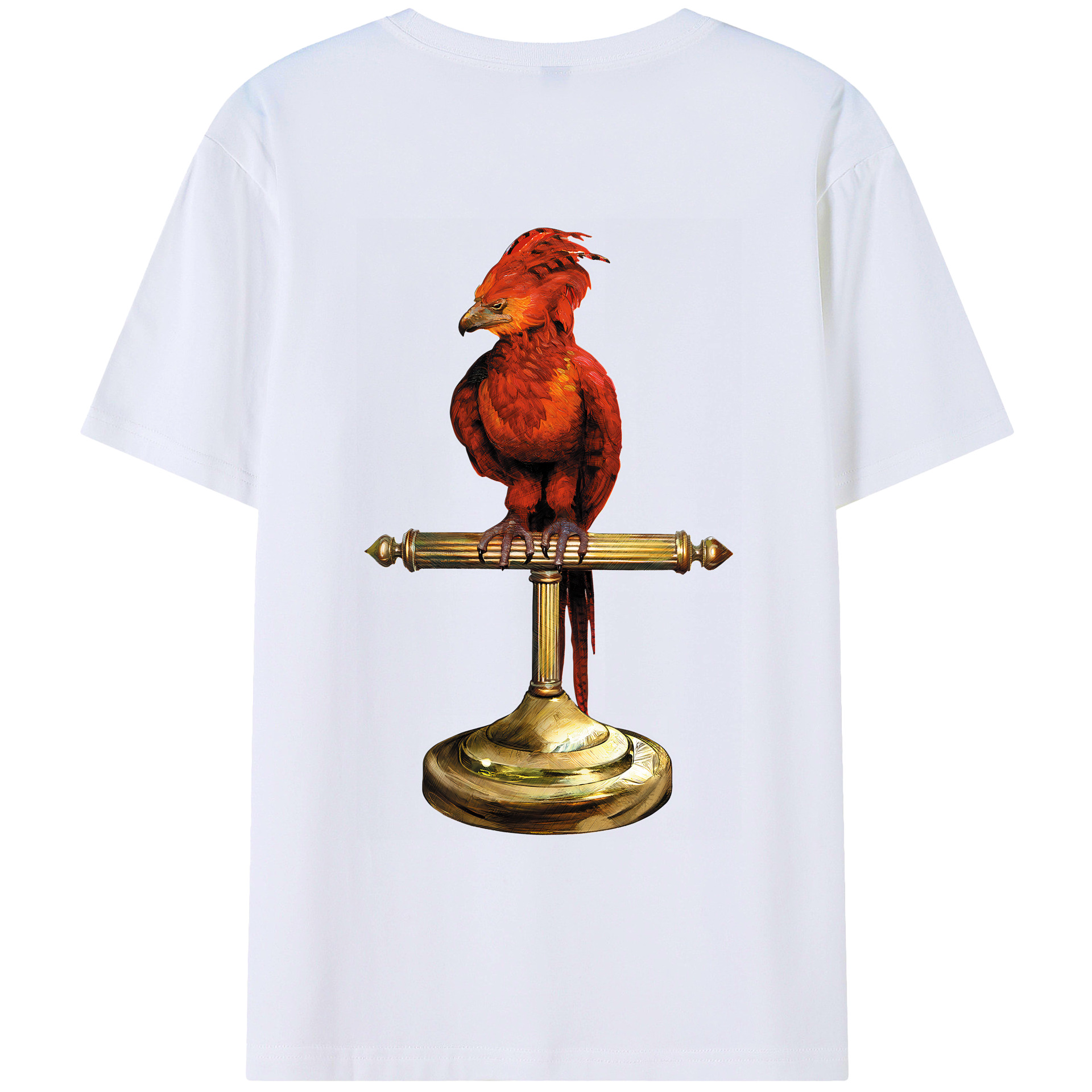 （画像用） Harry Potter ハリー・ポッターシリーズ 綿100％ メンズ半袖Tシャツ（バックプリント） 通気性