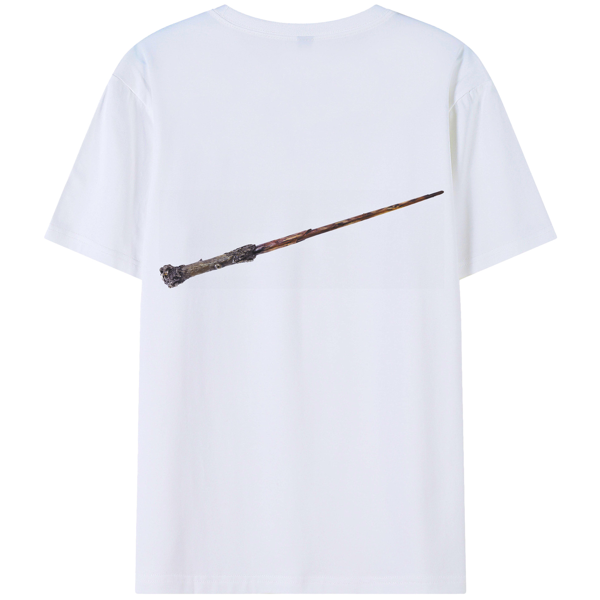 （画像用） Harry Potter ハリー・ポッターシリーズ 綿100％ メンズ半袖Tシャツ（バックプリント） 通気性