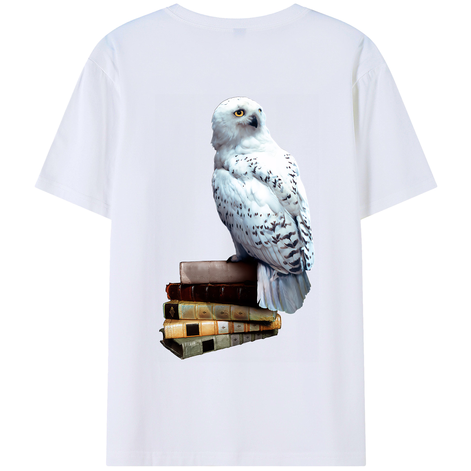 （画像用） Harry Potter ハリー・ポッターシリーズ 綿100％ メンズ半袖Tシャツ（バックプリント） 通気性