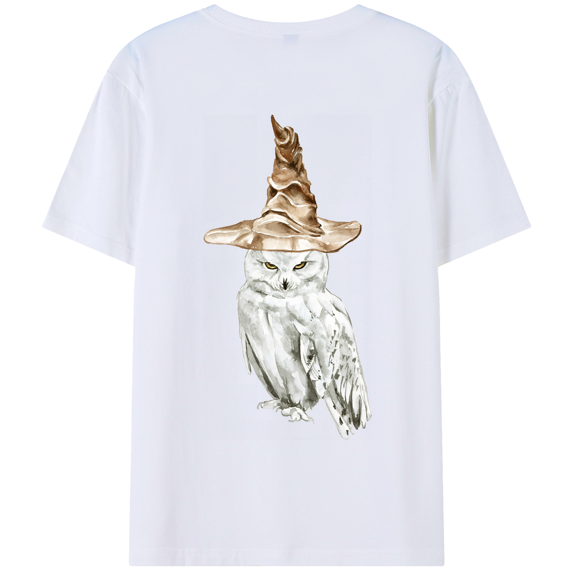 （画像用） Harry Potter ハリー・ポッターシリーズ 綿100％ メンズ半袖Tシャツ（バックプリント） 通気性