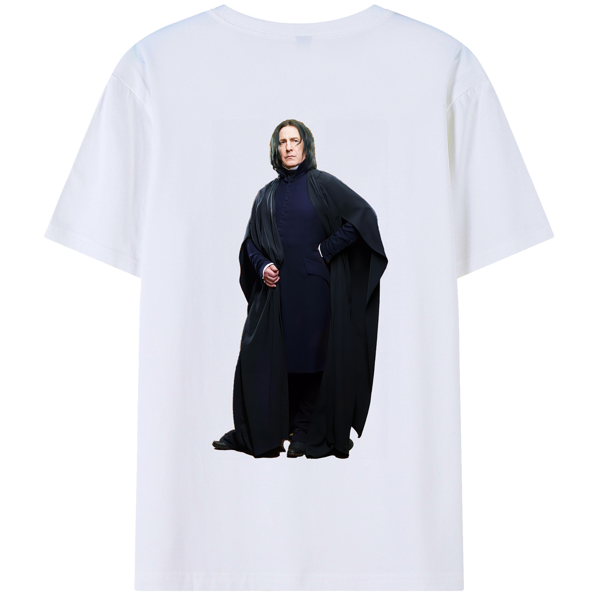 （画像用） Harry Potter ハリー・ポッターシリーズ 綿100％ メンズ半袖Tシャツ（バックプリント） 通気性