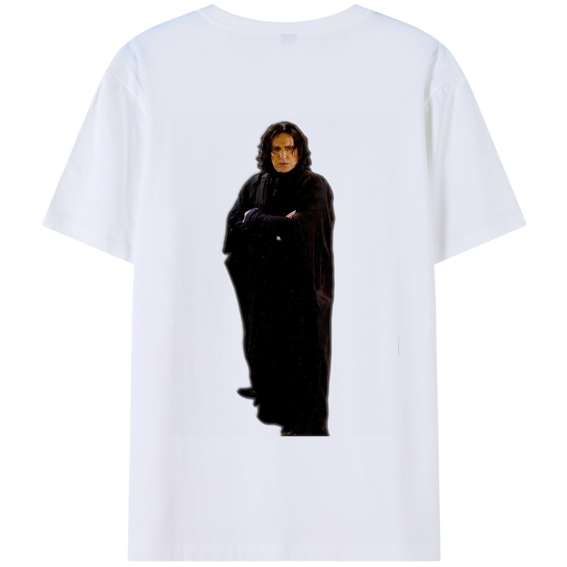 （画像用） Harry Potter ハリー・ポッターシリーズ 綿100％ メンズ半袖Tシャツ（バックプリント） 通気性