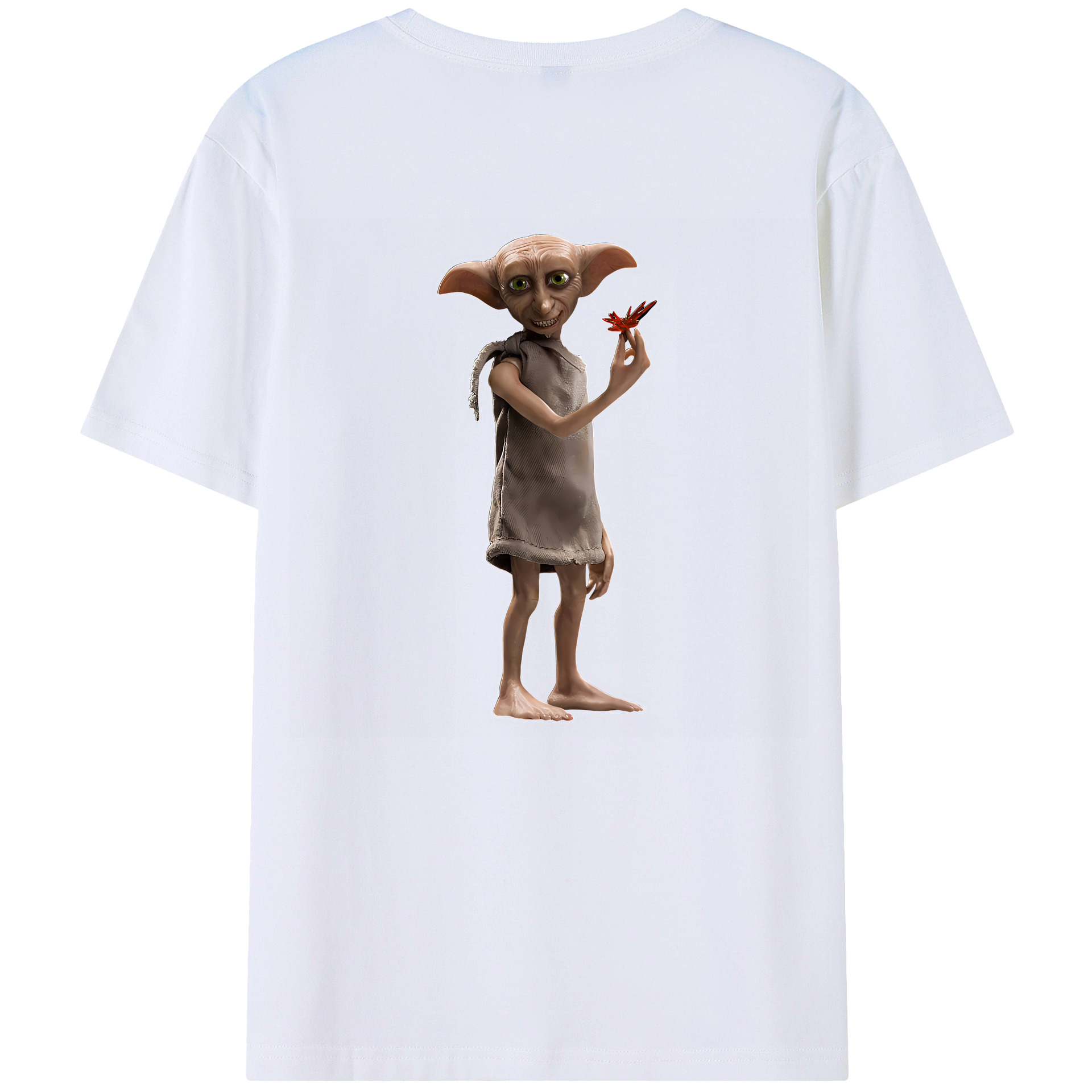 （画像用） Harry Potter ハリー・ポッターシリーズ 綿100％ メンズ半袖Tシャツ（バックプリント） 通気性