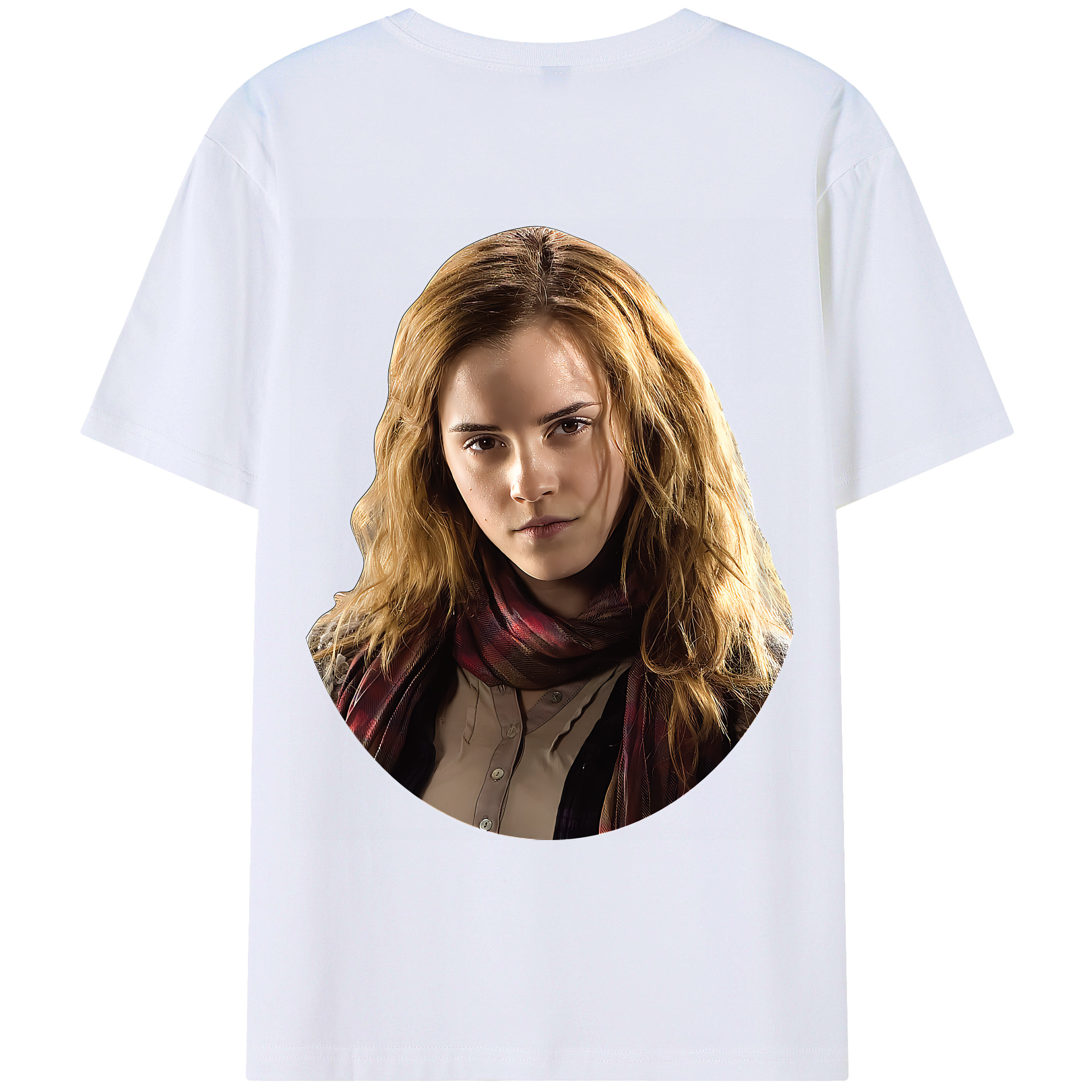 （画像用） Harry Potter ハリー・ポッターシリーズ 綿100％ メンズ半袖Tシャツ（バックプリント） 通気性