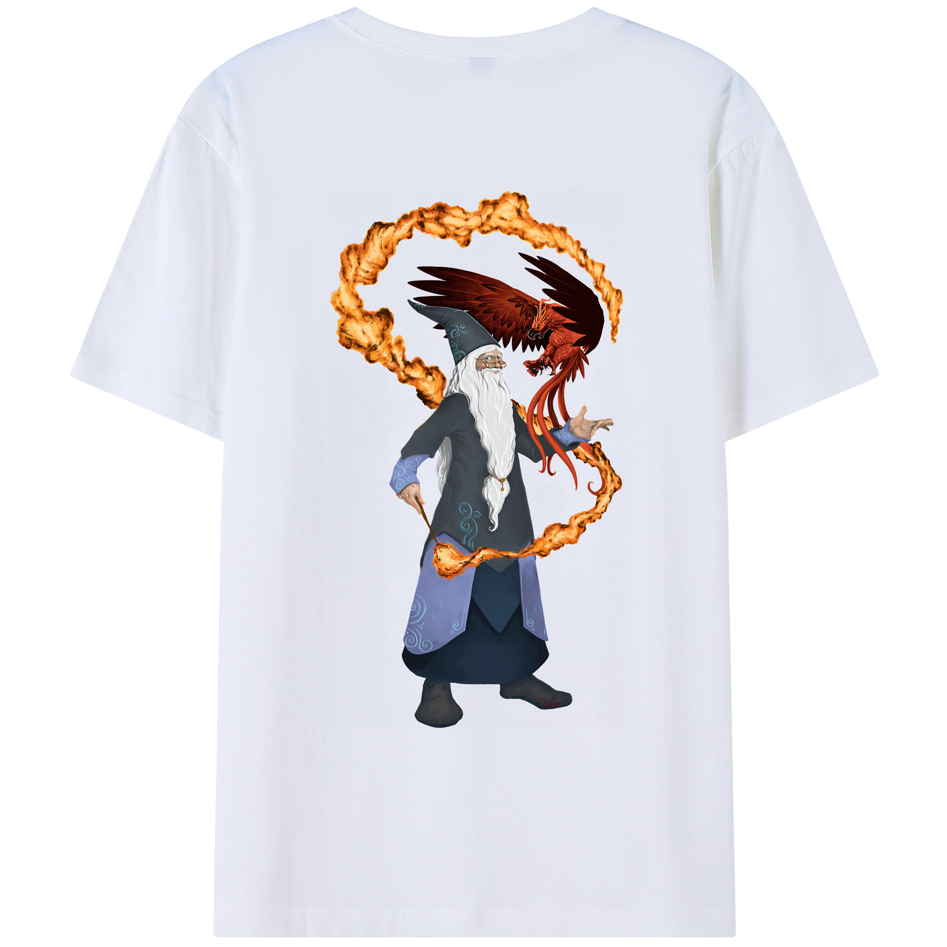 （画像用） Harry Potter ハリー・ポッターシリーズ 綿100％ メンズ半袖Tシャツ（バックプリント） 通気性