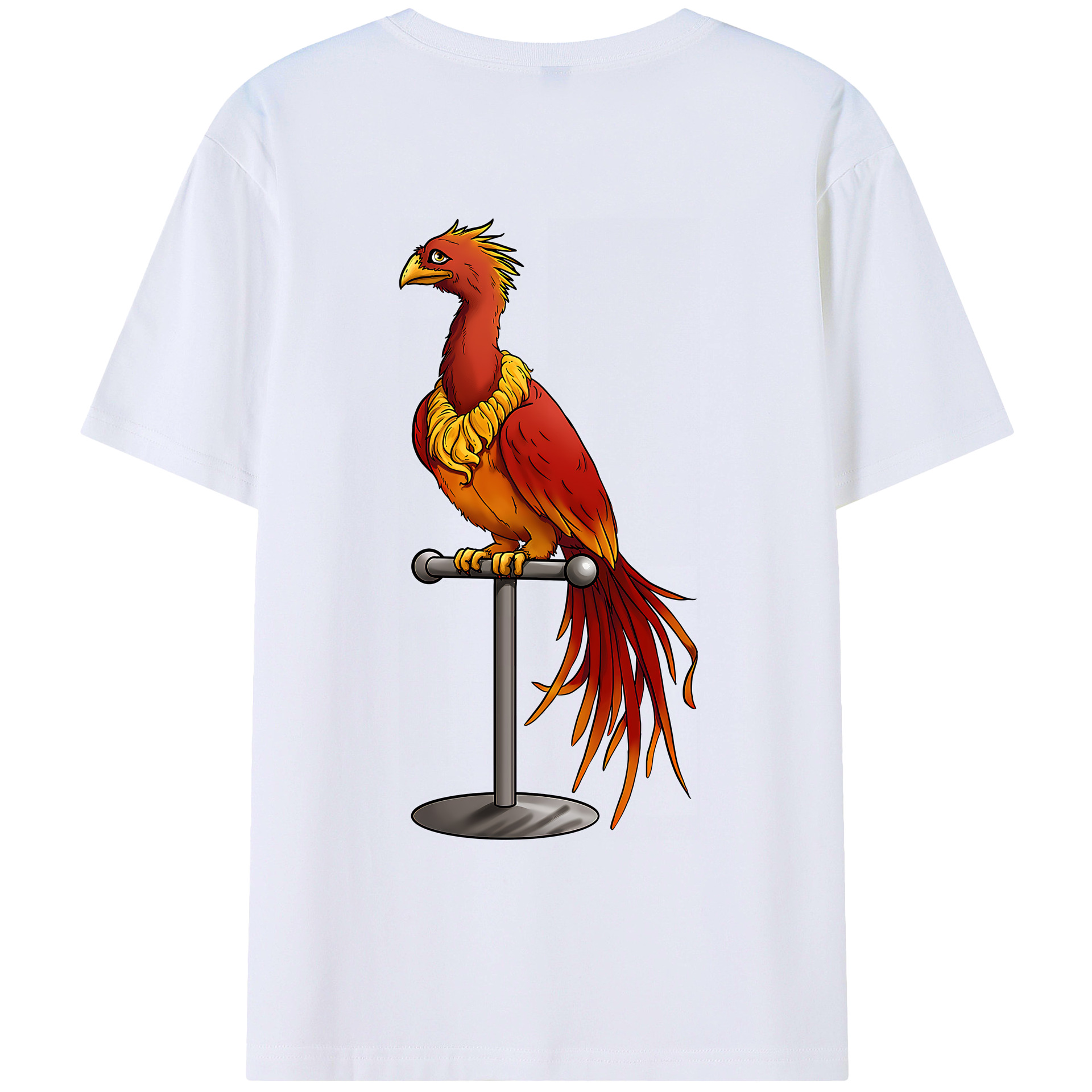 （画像用） Harry Potter ハリー・ポッターシリーズ 綿100％ メンズ半袖Tシャツ（バックプリント） 通気性