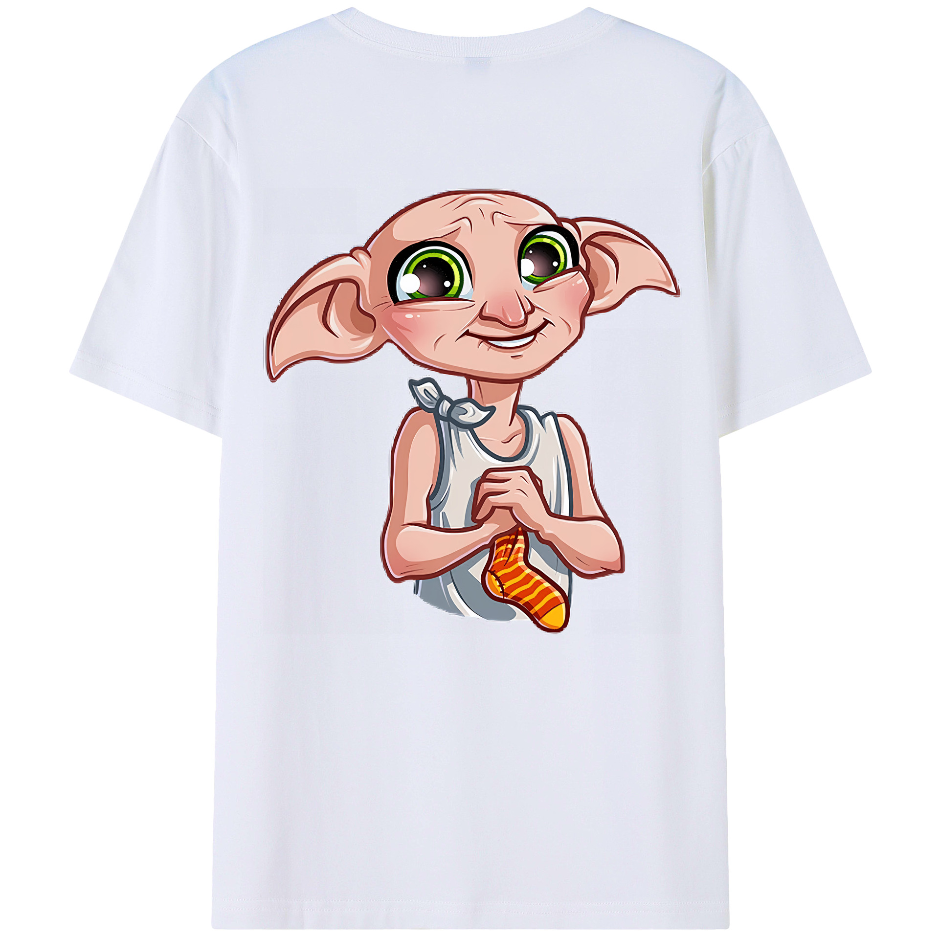 （画像用） Harry Potter ハリー・ポッターシリーズ 綿100％ メンズ半袖Tシャツ（バックプリント） 通気性