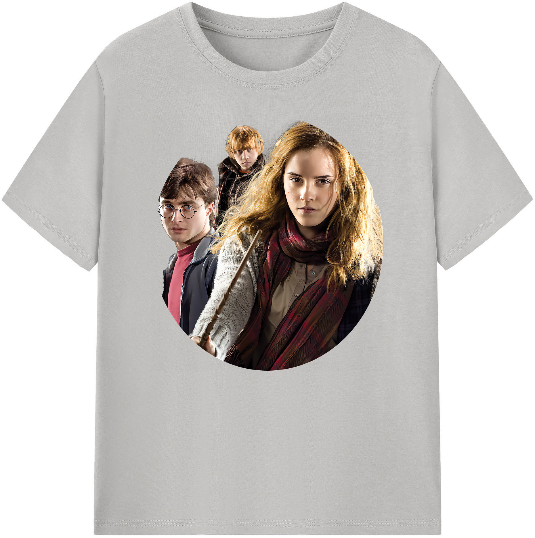 （画像用） Harry Potter ハリー・ポッターシリーズ 綿100％ メンズ半袖Tシャツ｜肌触りやわらか＆通気性