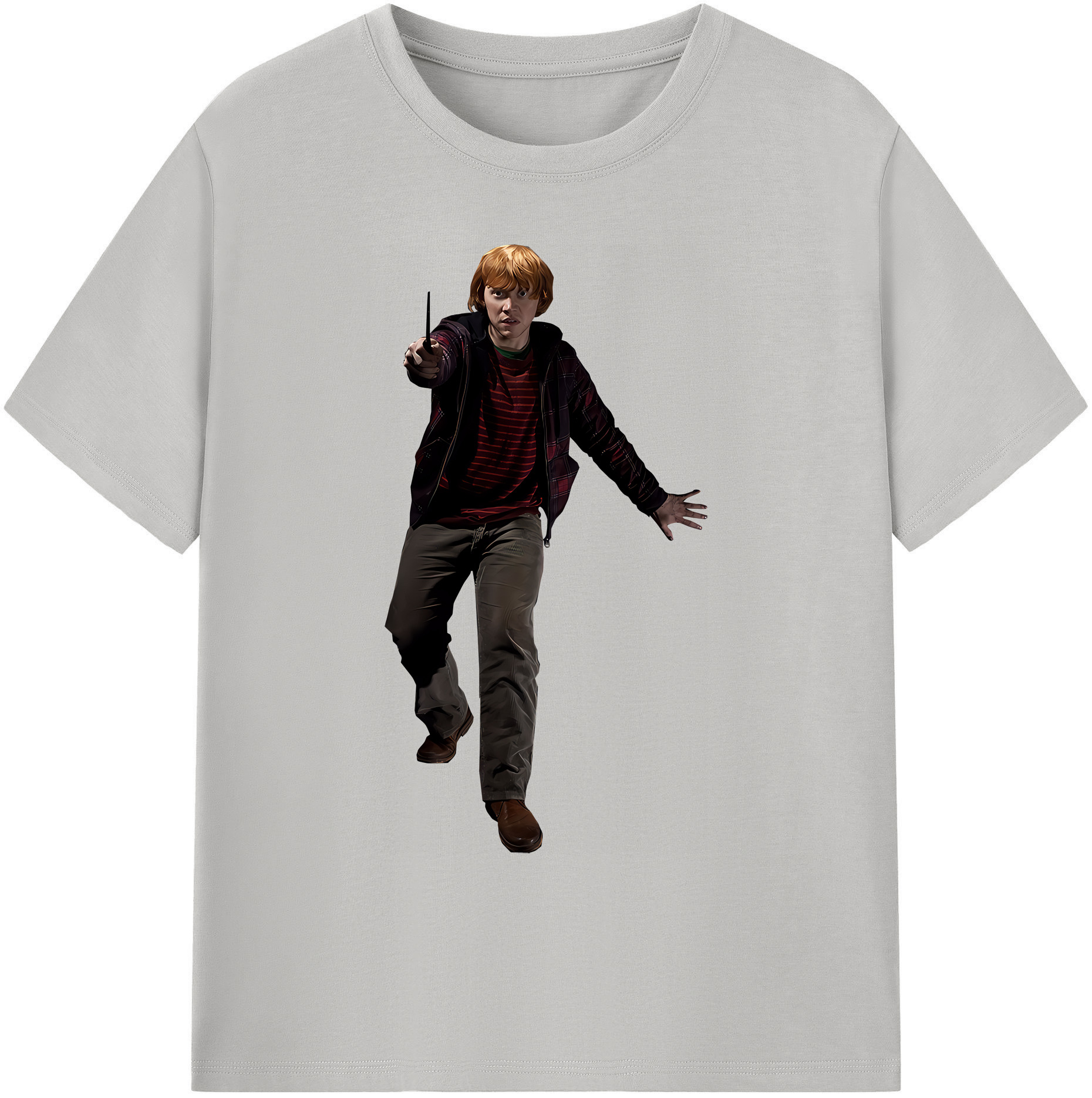 （画像用） Harry Potter ハリー・ポッターシリーズ 綿100％ メンズ半袖Tシャツ｜肌触りやわらか＆通気性