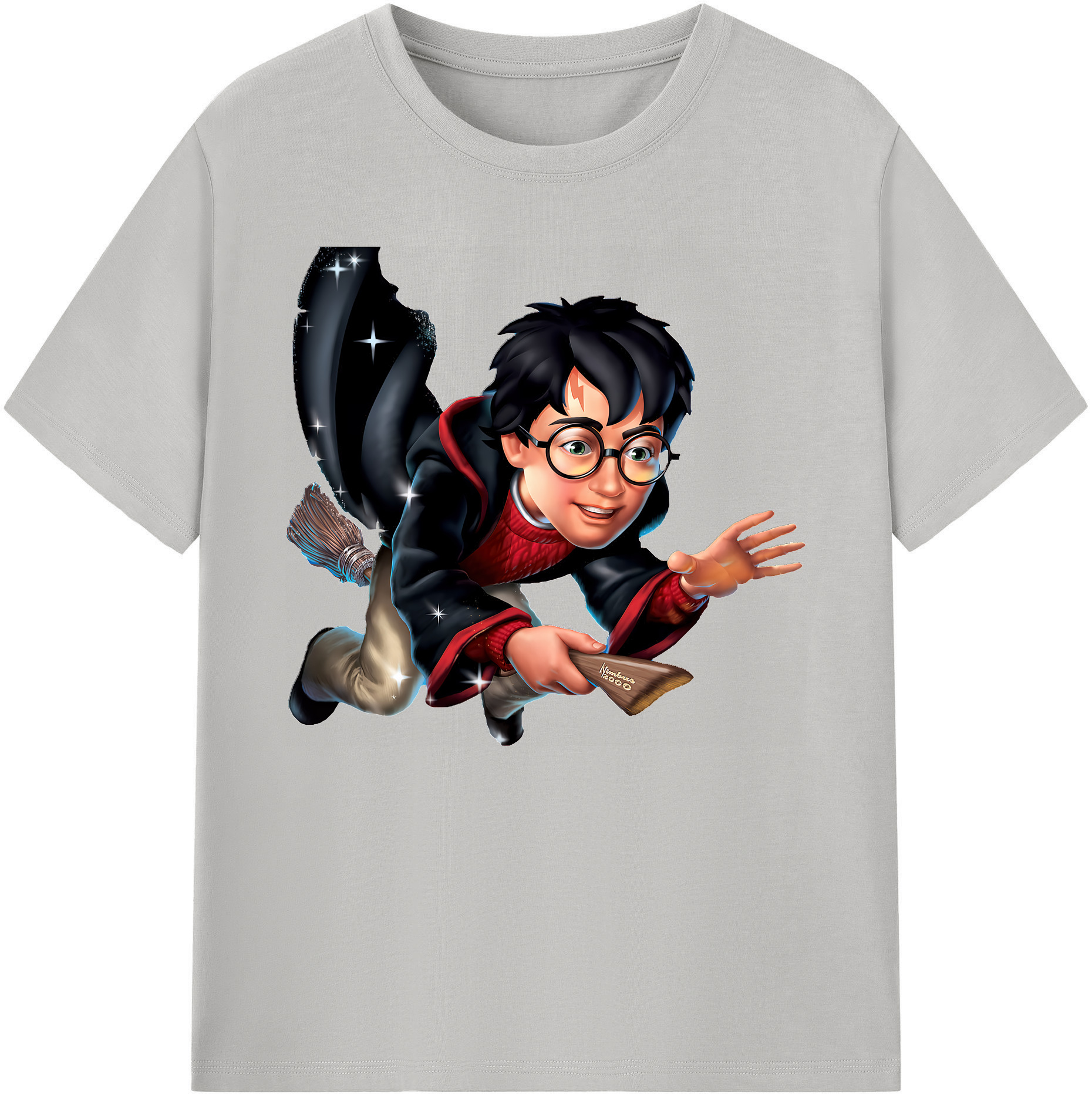（画像用） Harry Potter ハリー・ポッターシリーズ 綿100％ メンズ半袖Tシャツ｜肌触りやわらか＆通気性