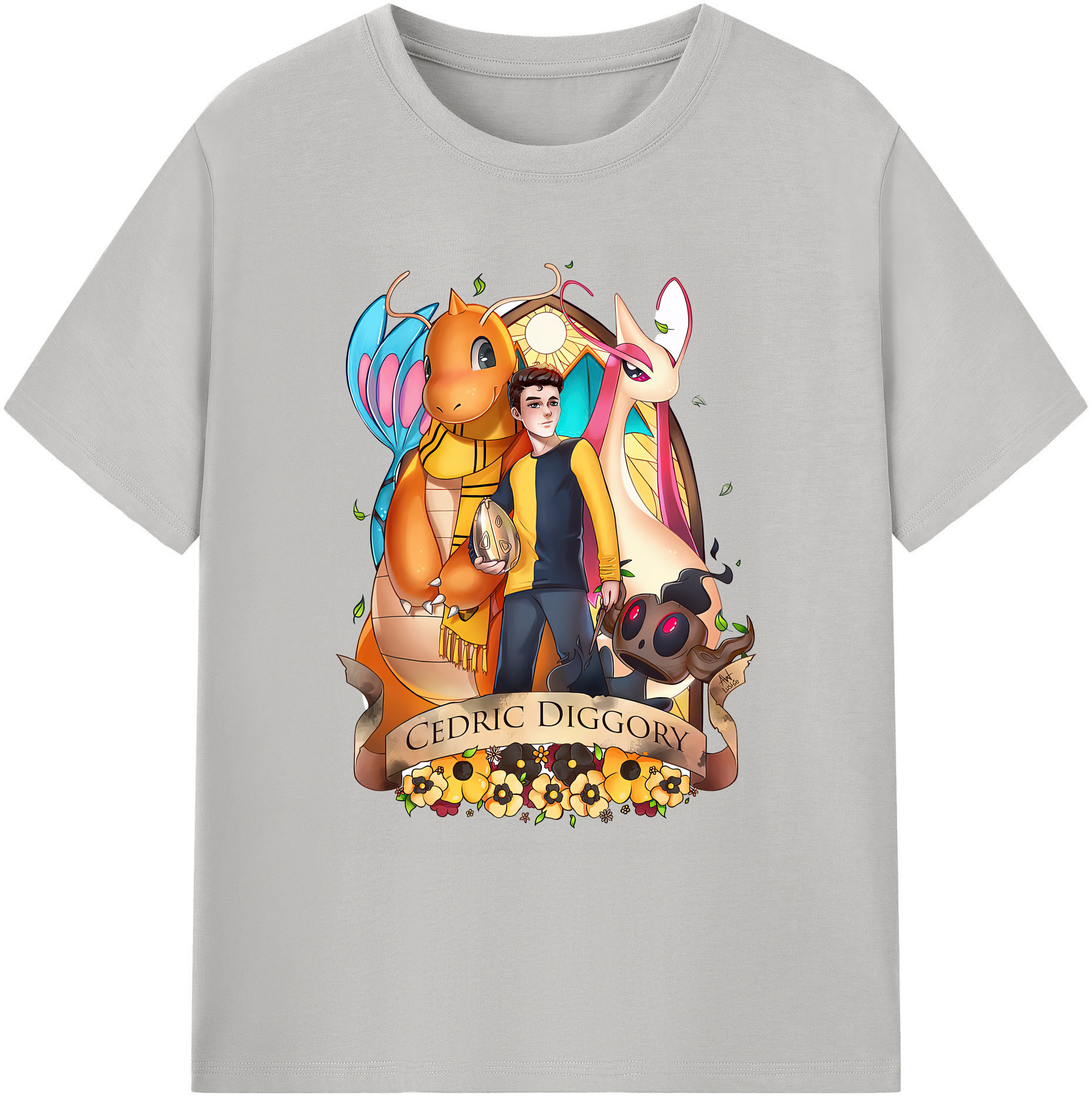 （画像用） Harry Potter ハリー・ポッターシリーズ 綿100％ メンズ半袖Tシャツ｜肌触りやわらか＆通気性