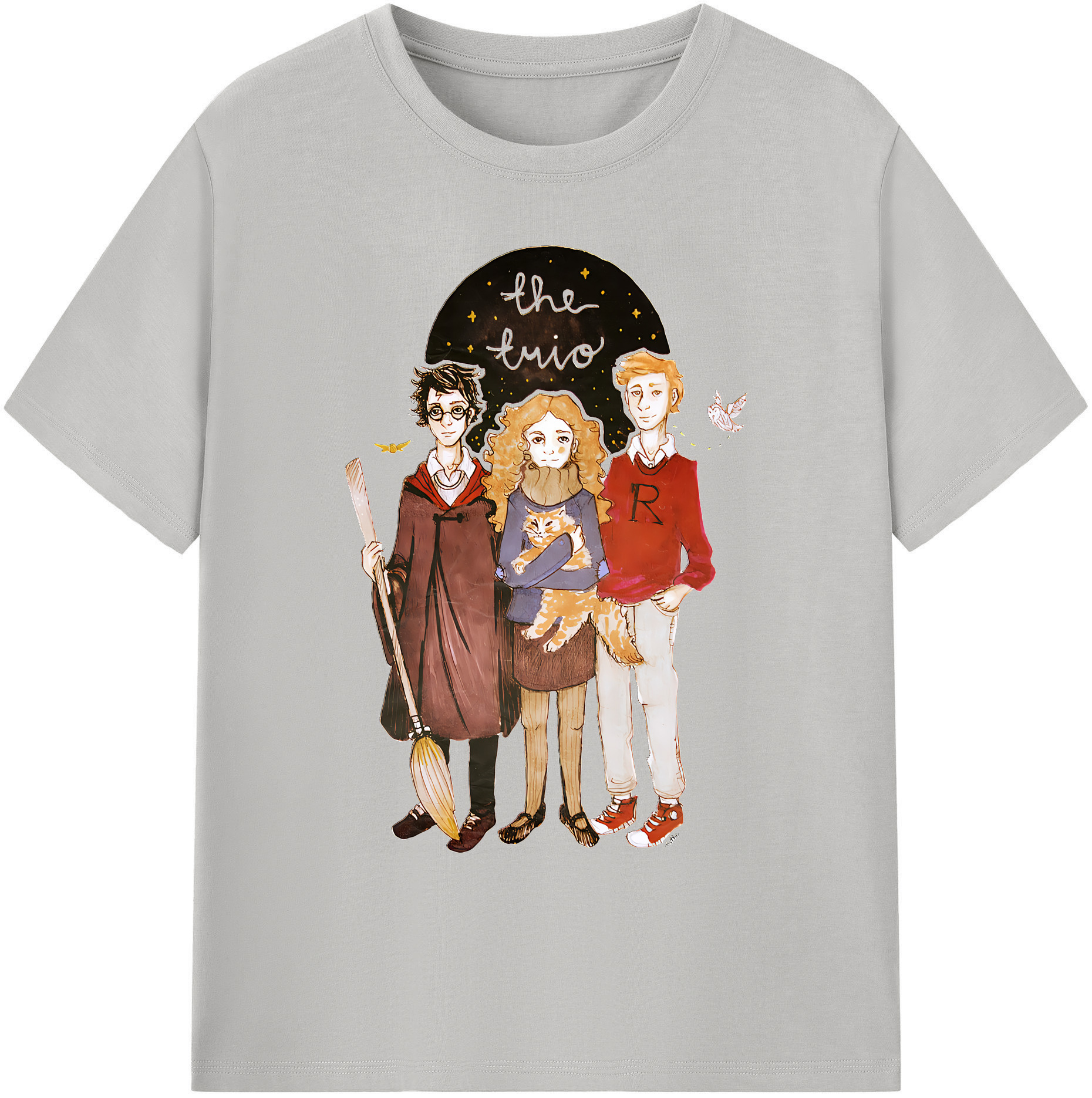 （画像用） Harry Potter ハリー・ポッターシリーズ 綿100％ メンズ半袖Tシャツ｜肌触りやわらか＆通気性