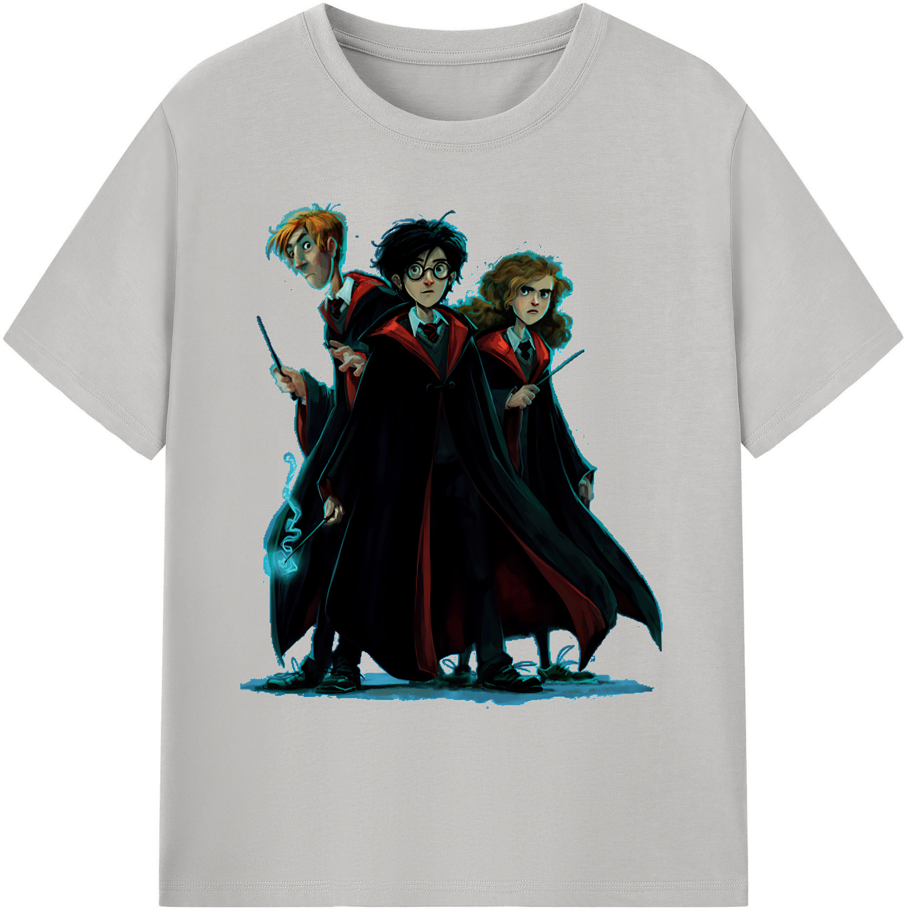 （画像用） Harry Potter ハリー・ポッターシリーズ 綿100％ メンズ半袖Tシャツ｜肌触りやわらか＆通気性