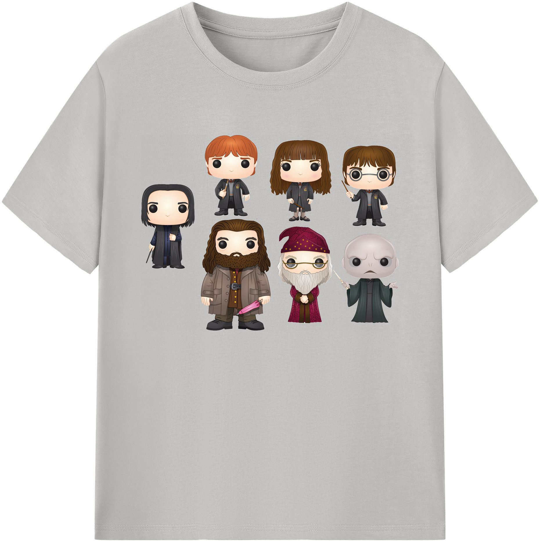 （画像用） Harry Potter ハリー・ポッターシリーズ 綿100％ メンズ半袖Tシャツ｜肌触りやわらか＆通気性