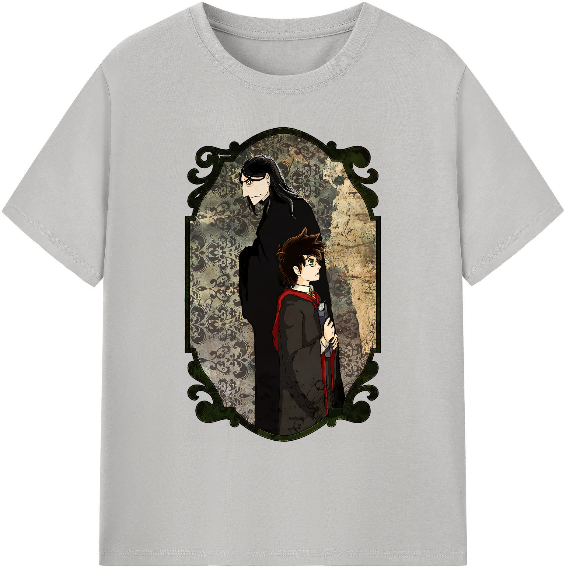 （画像用） Harry Potter ハリー・ポッターシリーズ 綿100％ メンズ半袖Tシャツ｜肌触りやわらか＆通気性