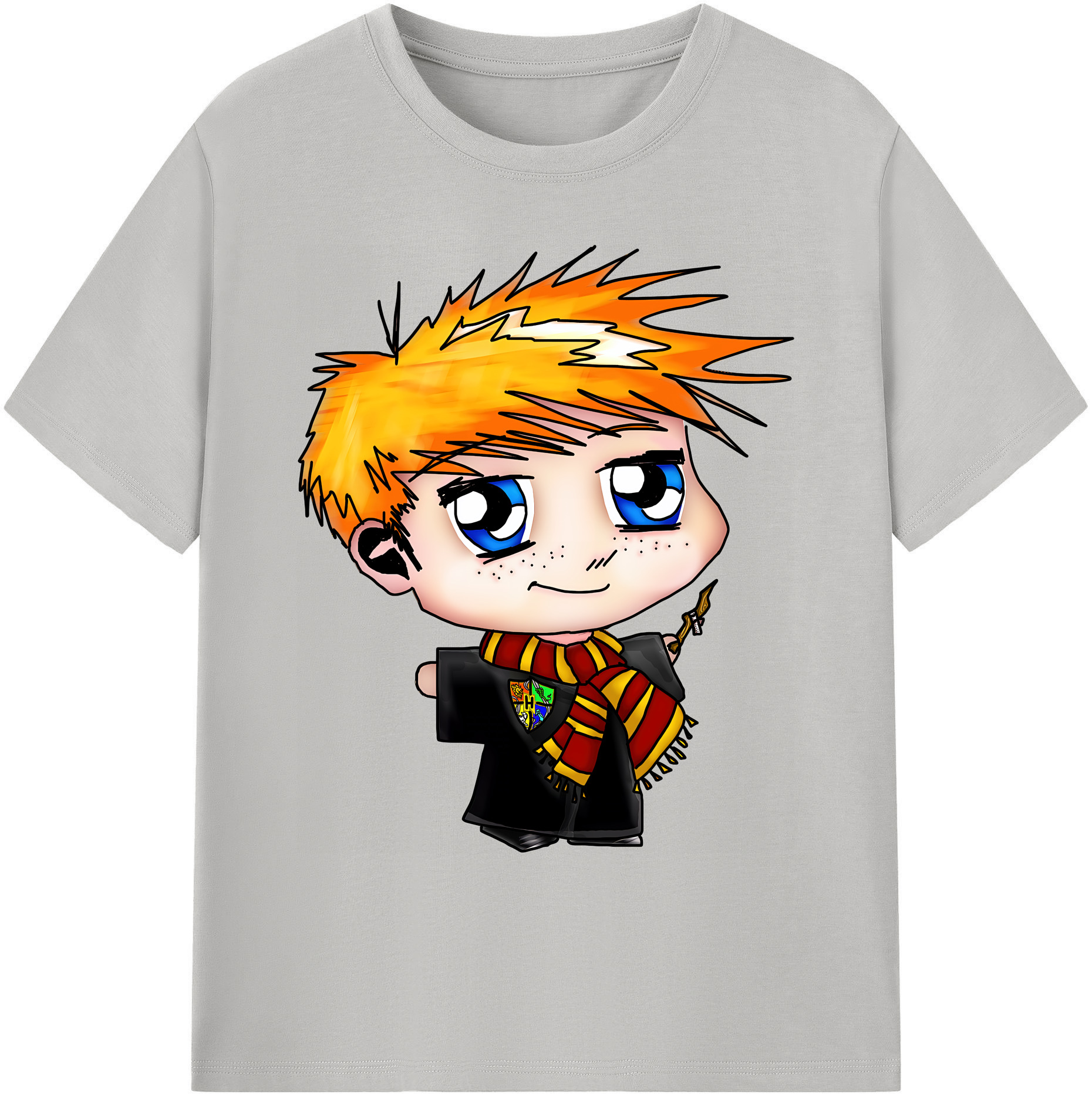 （画像用） Harry Potter ハリー・ポッターシリーズ 綿100％ メンズ半袖Tシャツ｜肌触りやわらか＆通気性
