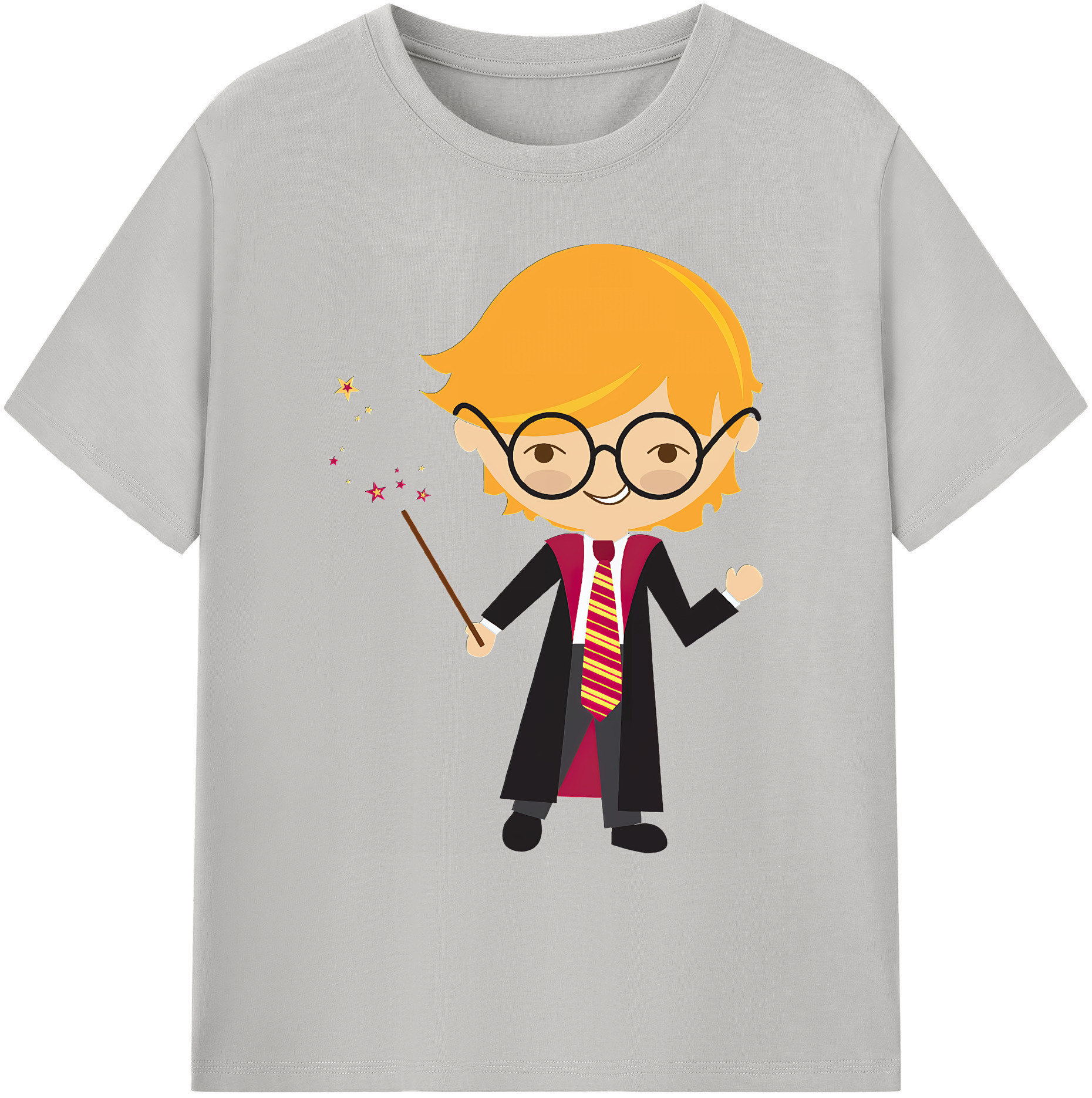 （画像用） Harry Potter ハリー・ポッターシリーズ 綿100％ メンズ半袖Tシャツ｜肌触りやわらか＆通気性