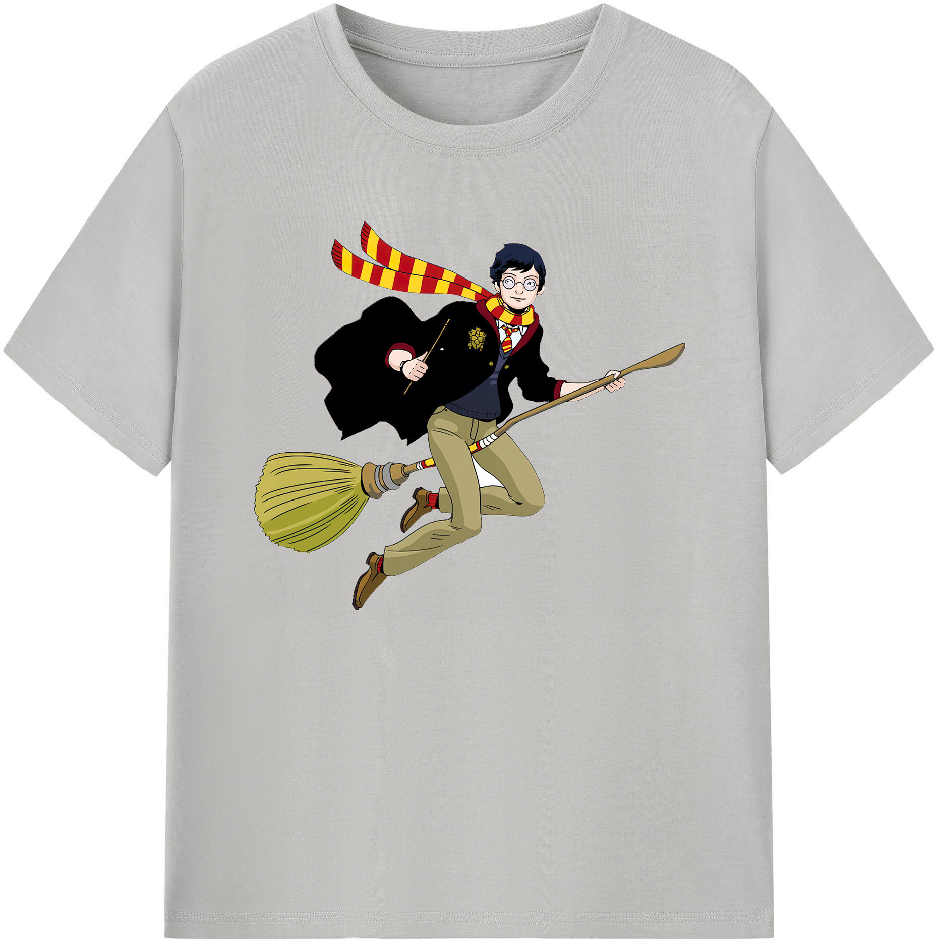 （画像用） Harry Potter ハリー・ポッターシリーズ 綿100％ メンズ半袖Tシャツ｜肌触りやわらか＆通気性