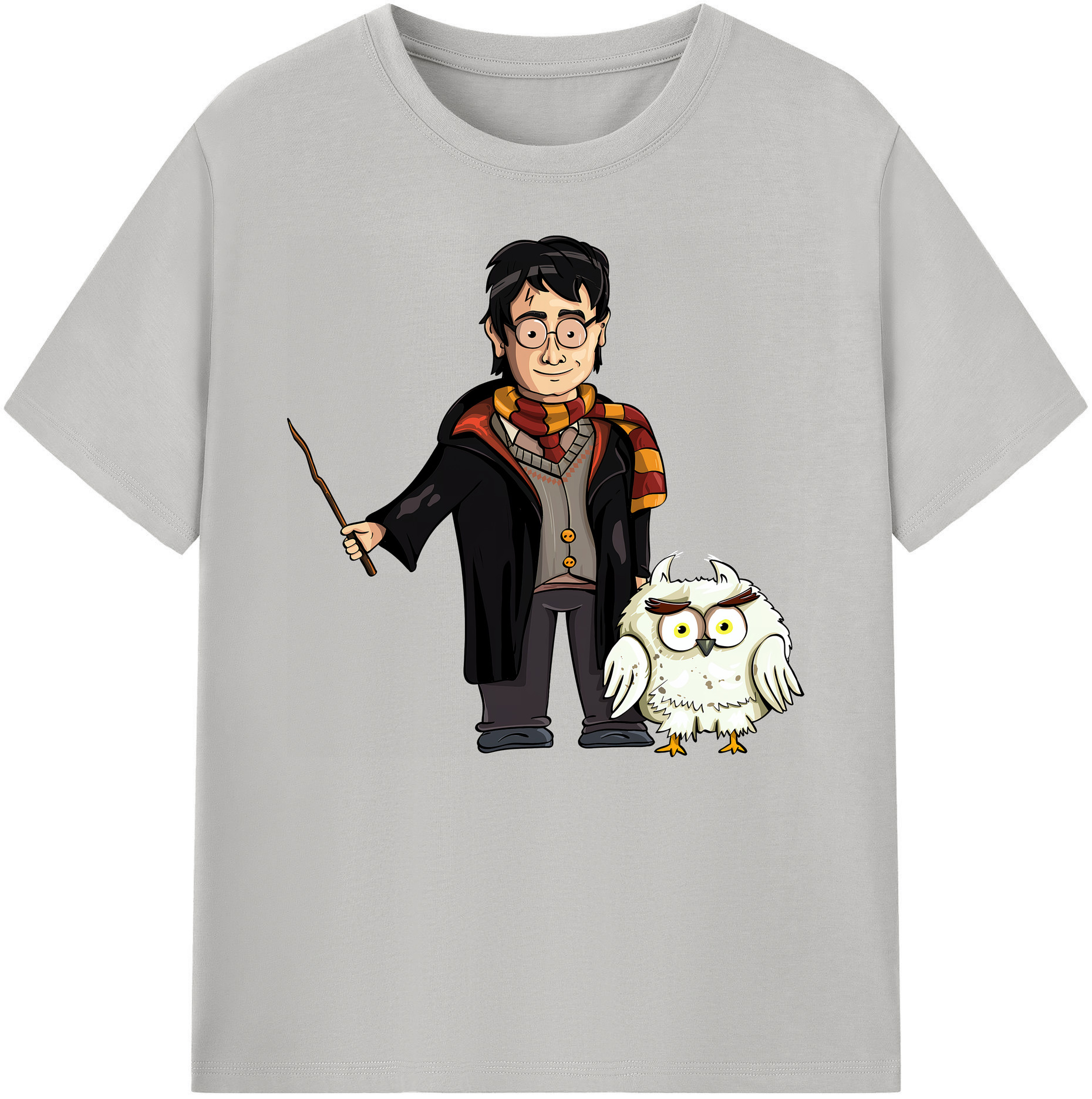 （画像用） Harry Potter ハリー・ポッターシリーズ 綿100％ メンズ半袖Tシャツ｜肌触りやわらか＆通気性