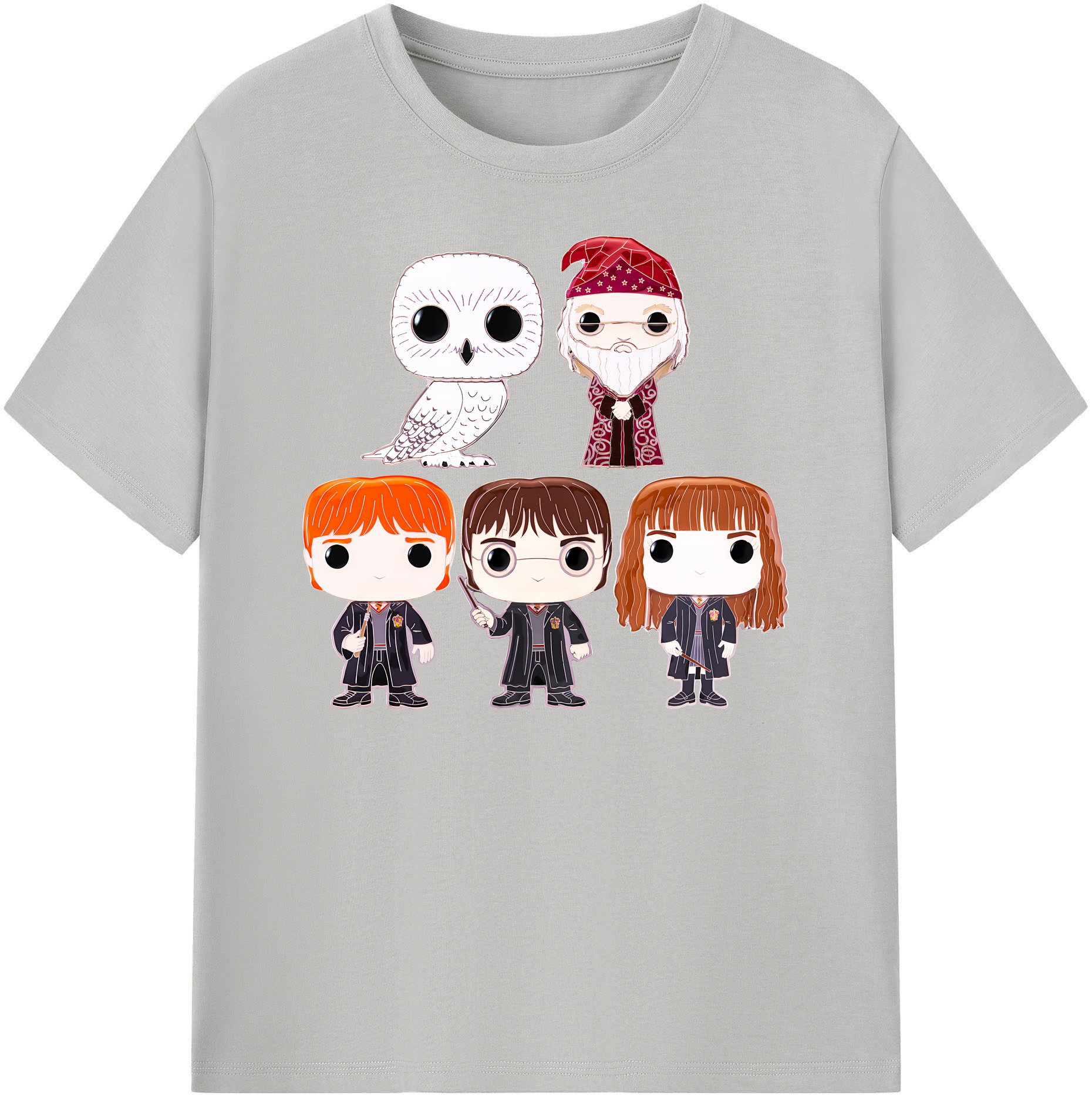 （画像用） Harry Potter ハリー・ポッターシリーズ 綿100％ メンズ半袖Tシャツ｜肌触りやわらか＆通気性