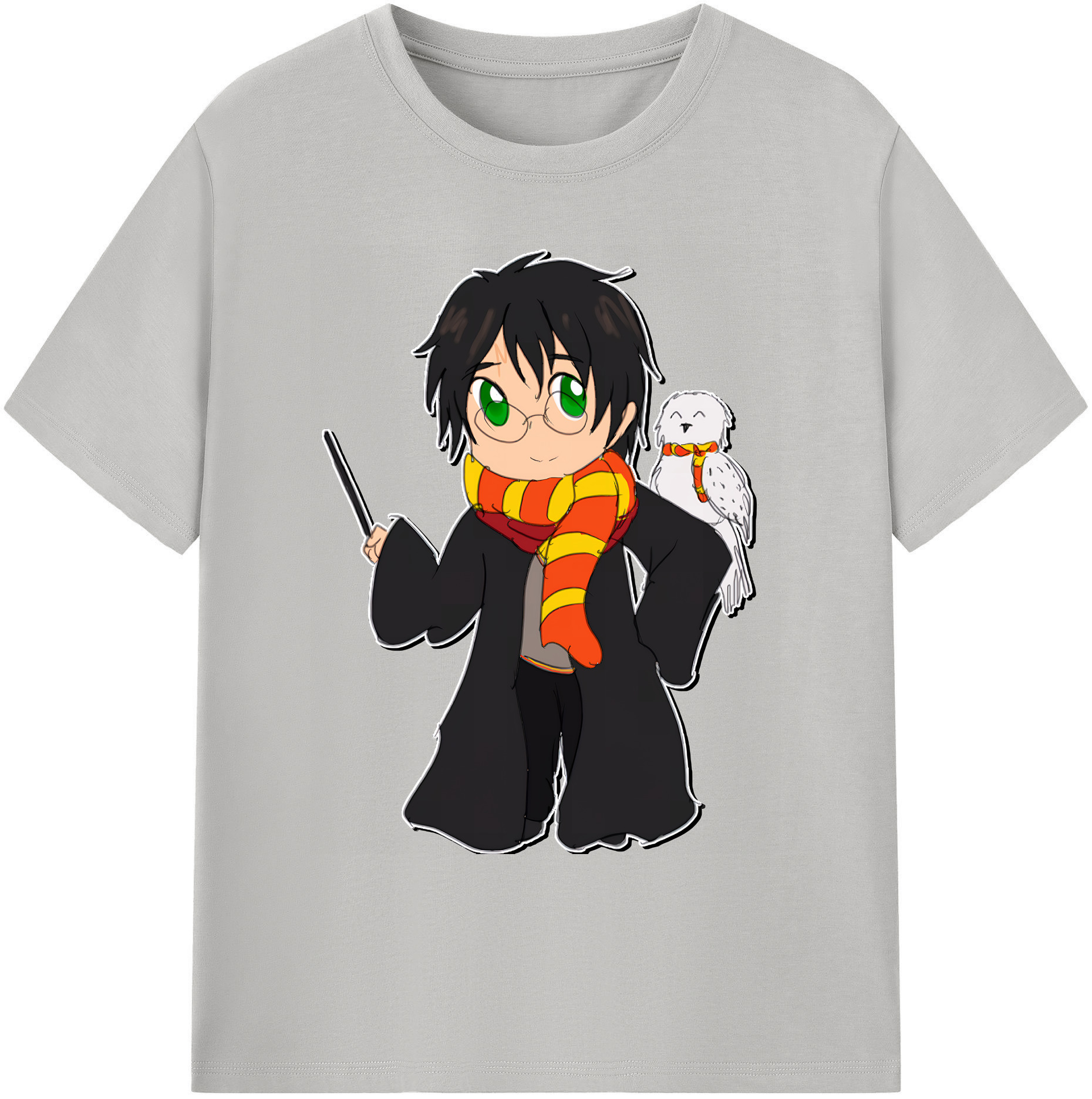 （画像用） Harry Potter ハリー・ポッターシリーズ 綿100％ メンズ半袖Tシャツ｜肌触りやわらか＆通気性
