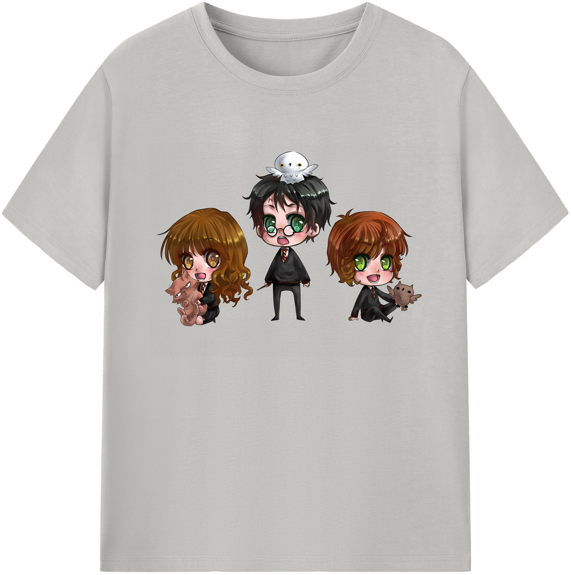 （画像用） Harry Potter ハリー・ポッターシリーズ 綿100％ メンズ半袖Tシャツ｜肌触りやわらか＆通気性