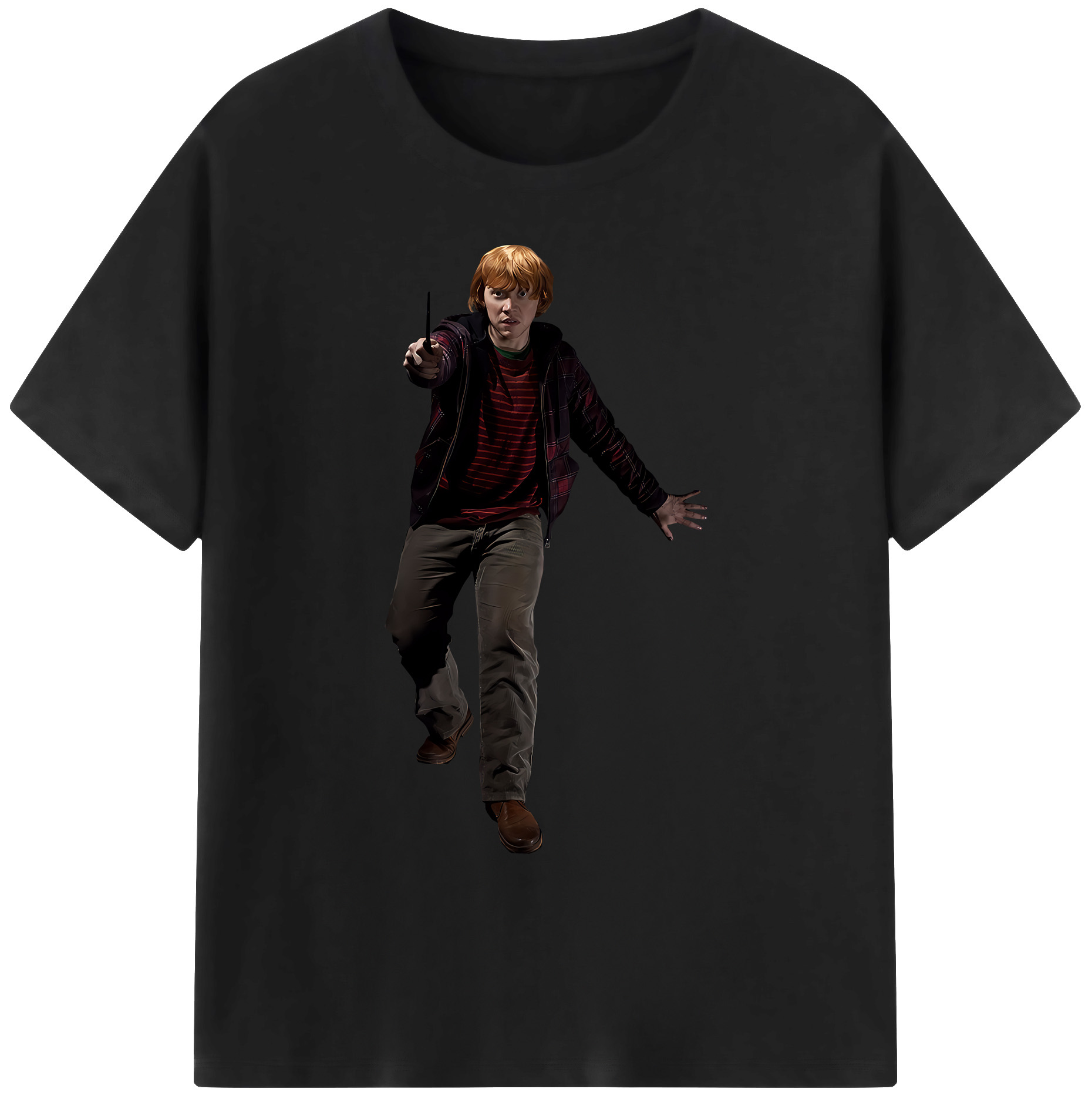（画像用） Harry Potter ハリー・ポッターシリーズ 綿100％ メンズ半袖Tシャツ｜肌触りやわらか＆通気性