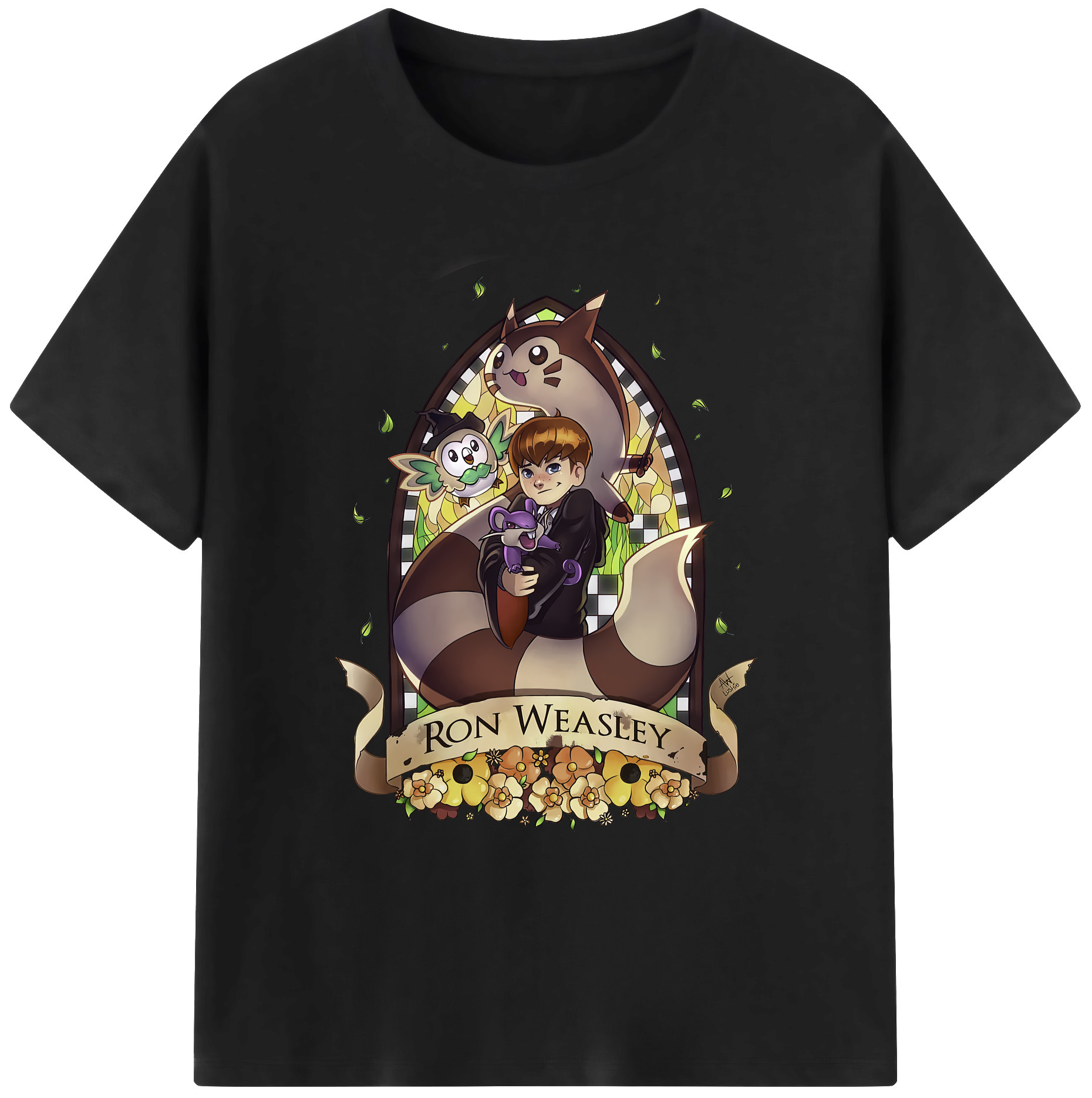 （画像用） Harry Potter ハリー・ポッターシリーズ 綿100％ メンズ半袖Tシャツ｜肌触りやわらか＆通気性