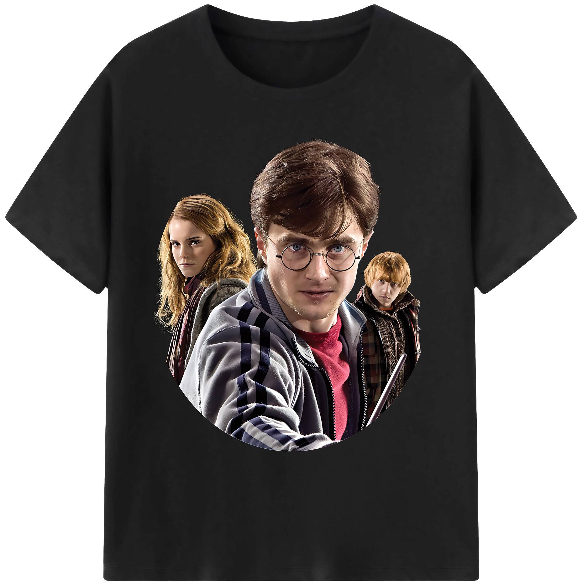 （画像用） Harry Potter ハリー・ポッターシリーズ 綿100％ メンズ半袖Tシャツ｜肌触りやわらか＆通気性